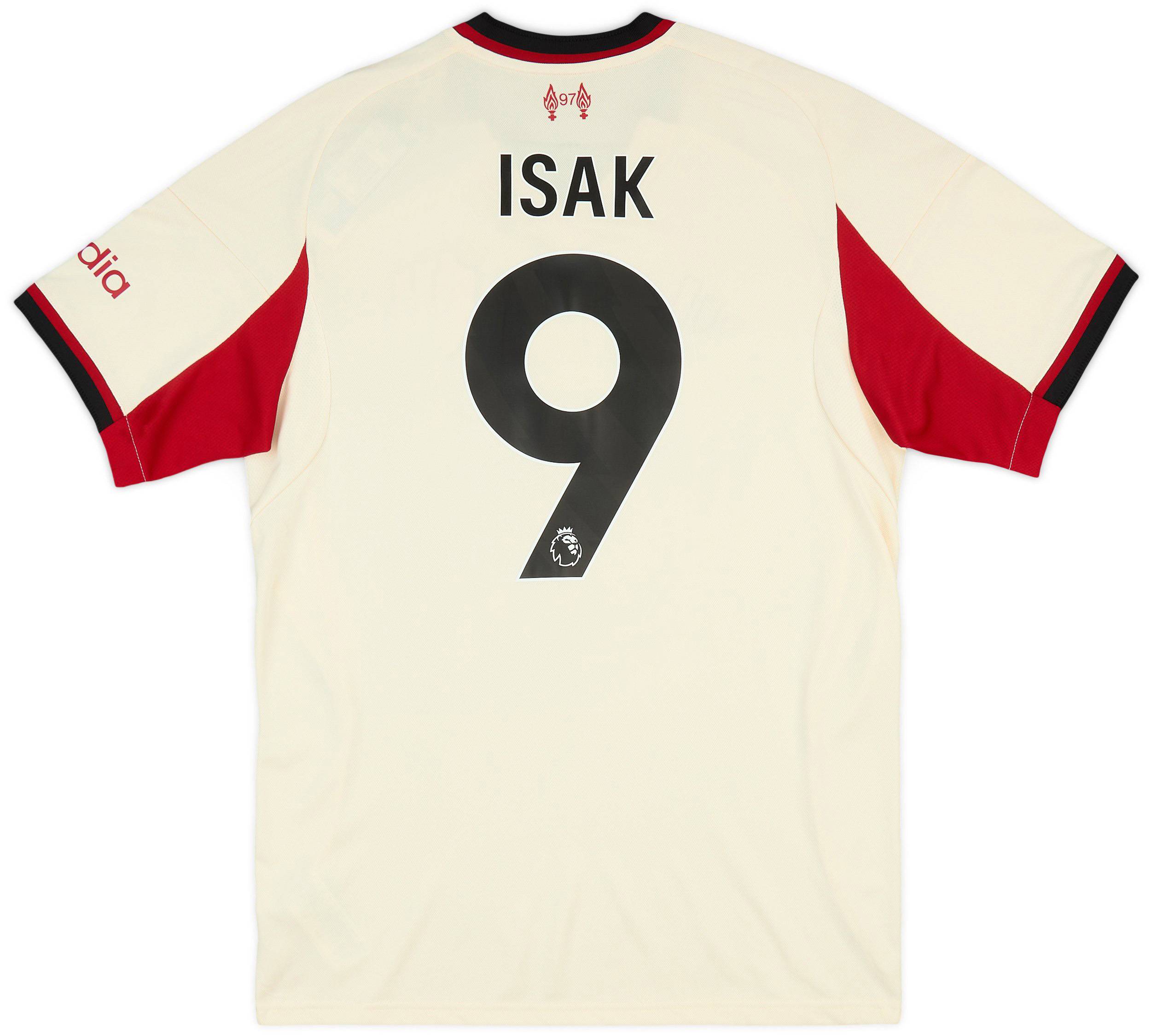 2025-26 Liverpool Away Shirt Isak #9