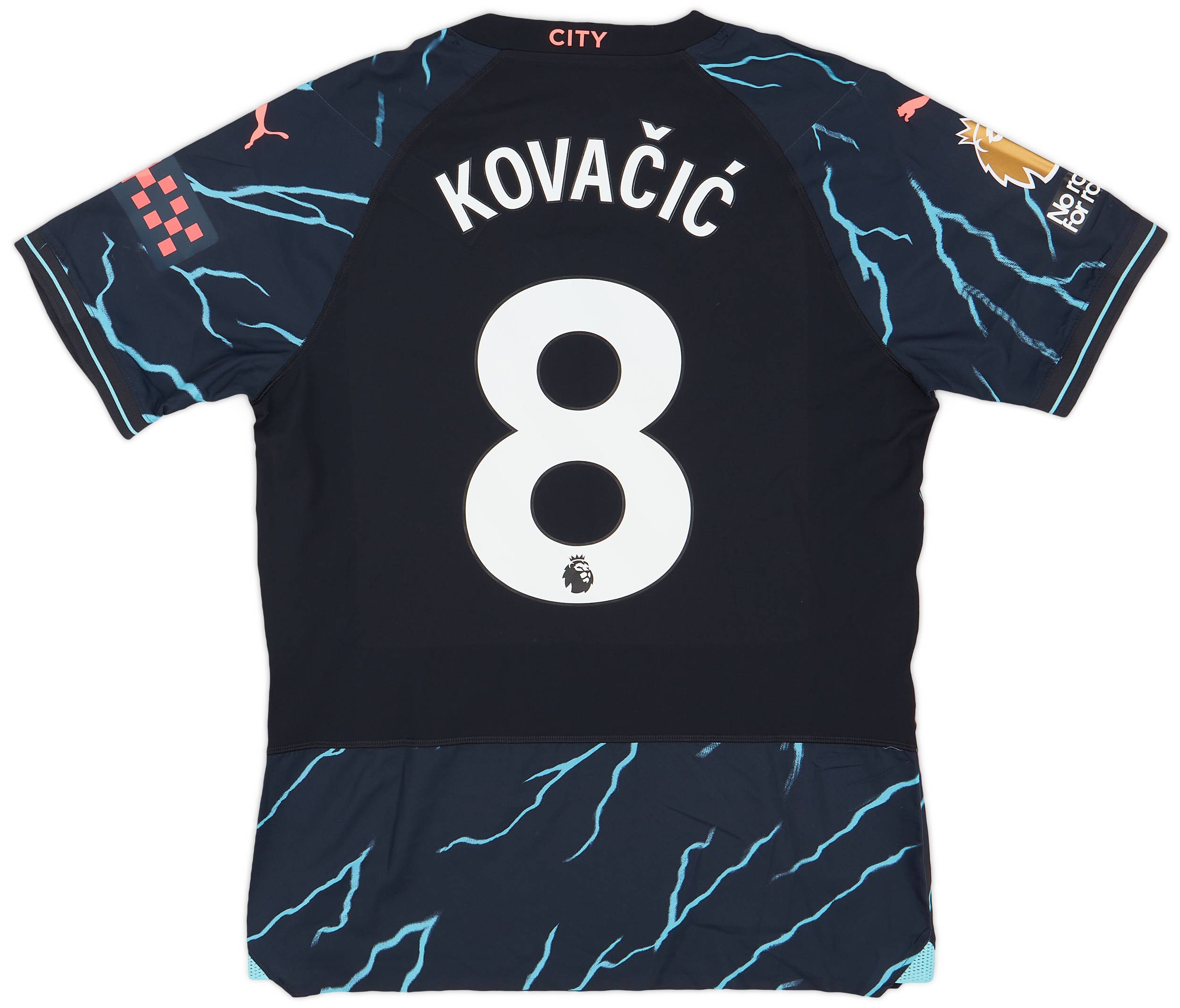 人気海外ブランドアイテム｜ファッション通販 Manchester 2023-24 City #8 Kovačić Shirt Third Issue Match 応援グッズ