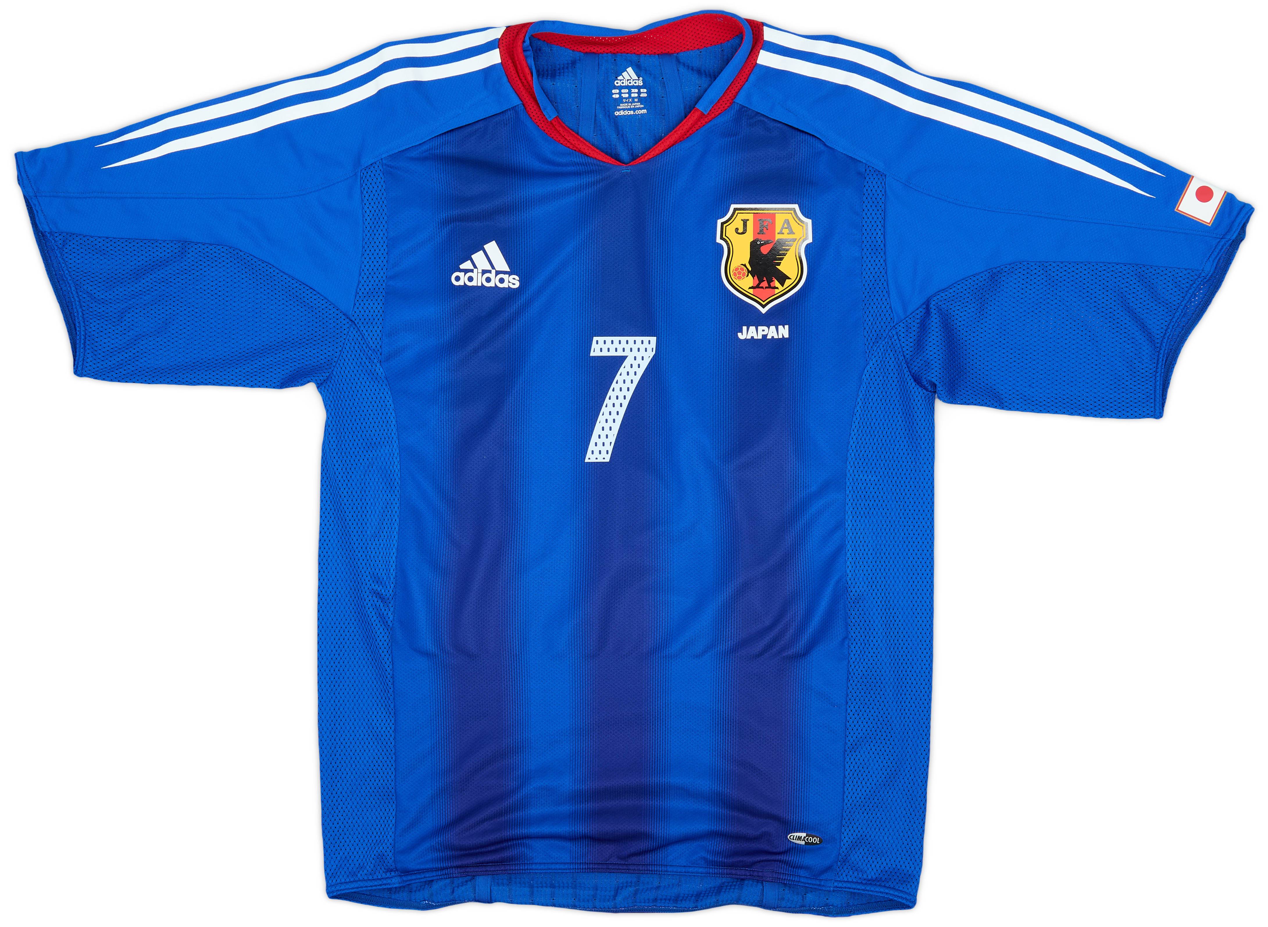 【オンラインショップ】 2004-06 Japan Player Issue Home Shirt Nakata #7 - 6/10 - (M) トップス