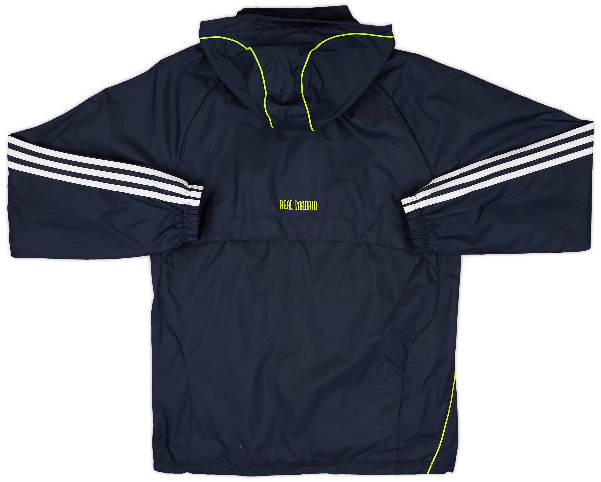 2010-11 Real Madrid adidas Hooded Rain Jacket - 10/10 - (S)
