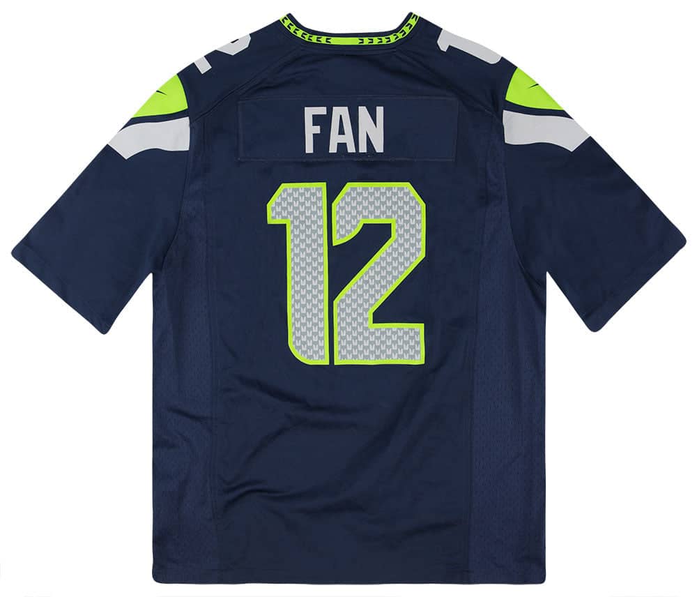 Seattle Seahawks Shirt L 12th Man 12k Run 2013 Short Sleeve