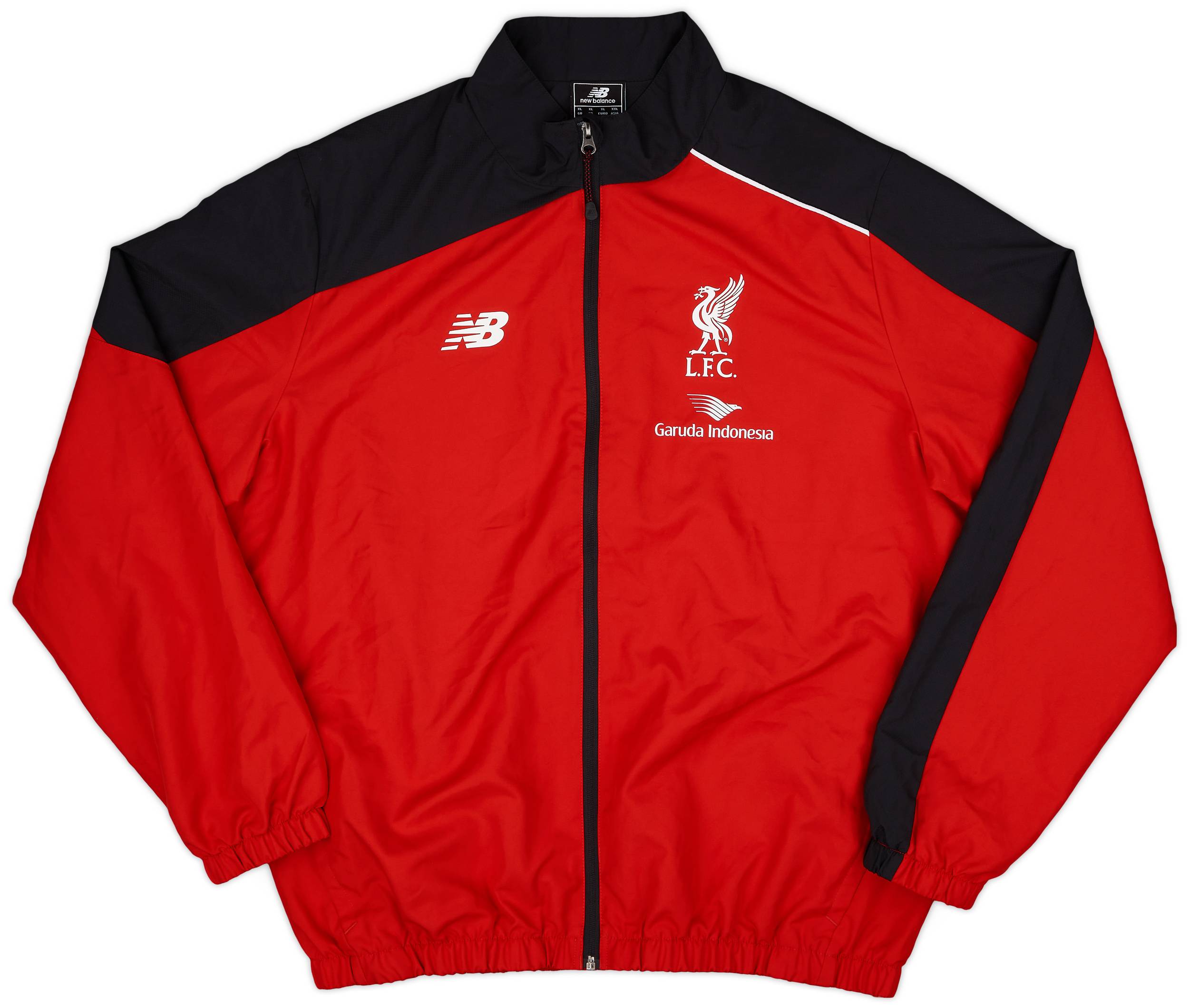 liverpool track zip jacket new balance S small red 125 years