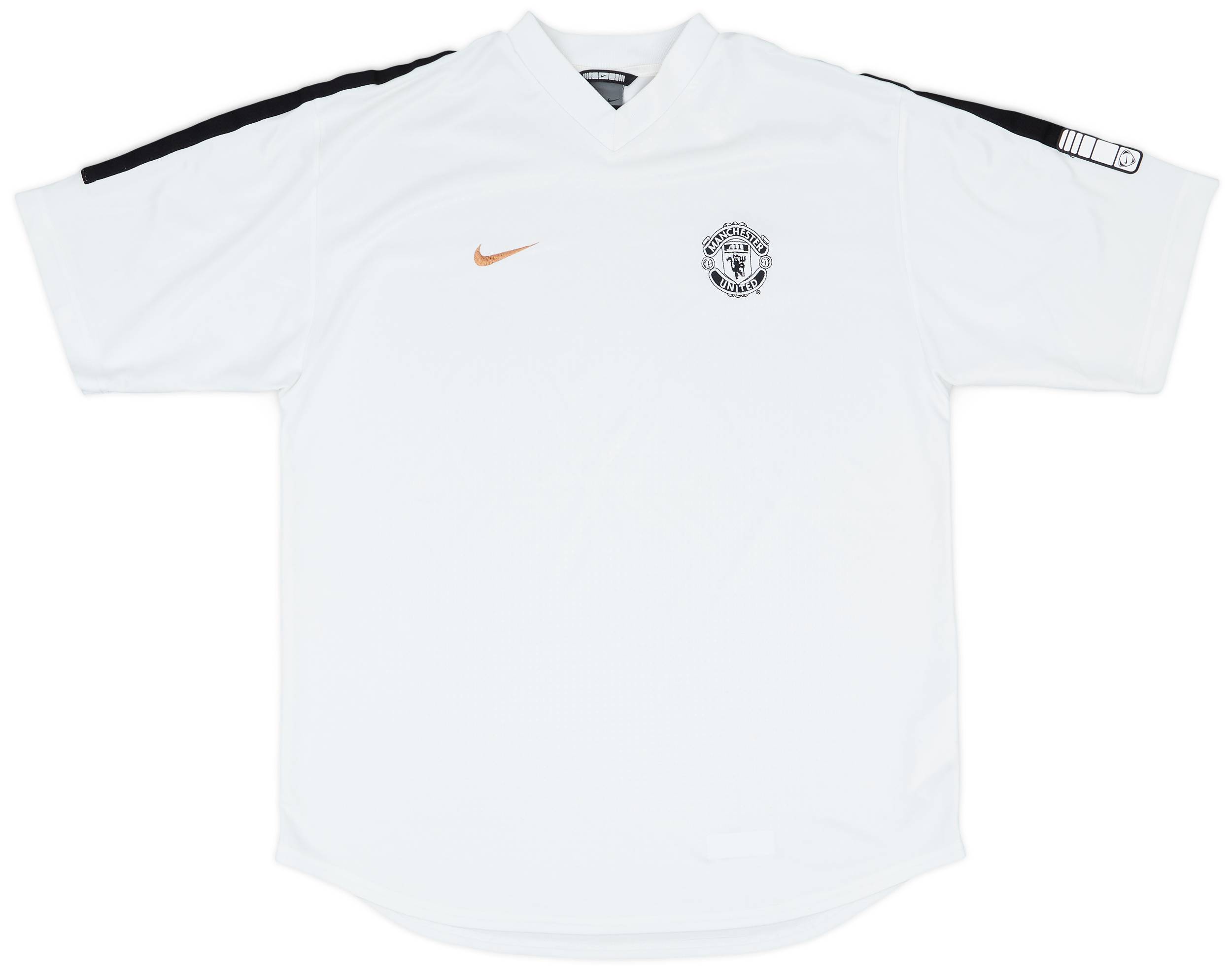 MANCHESTER UNITED POLO WHITE T-SHIRT SOCCER NIKE 542404-101