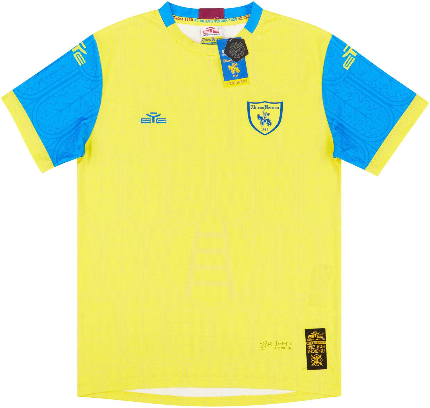 2021-22 Chievo Verona Home Shirt - NEW