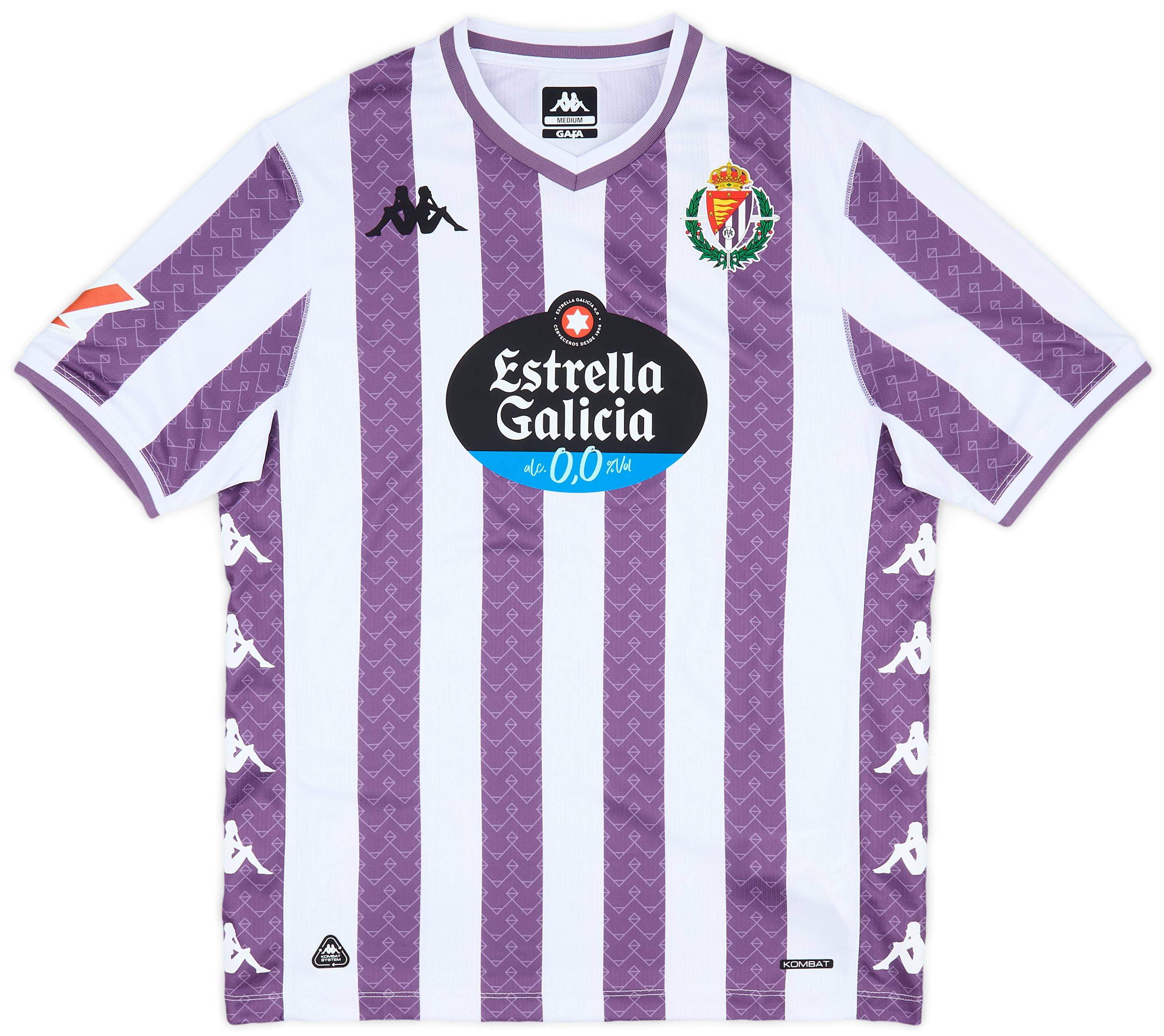 Kappa Real Valladolid プレマッチ シャツ 支給品 Real Valladolid 2023-24 Kappa Home Kit - Football Shirt