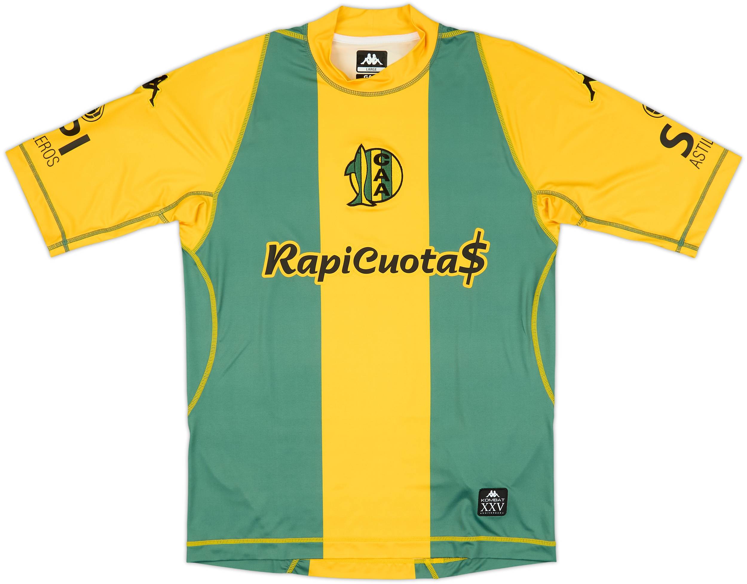 2025-26 Aldosivi Kappa Kombat XXV Home Shirt