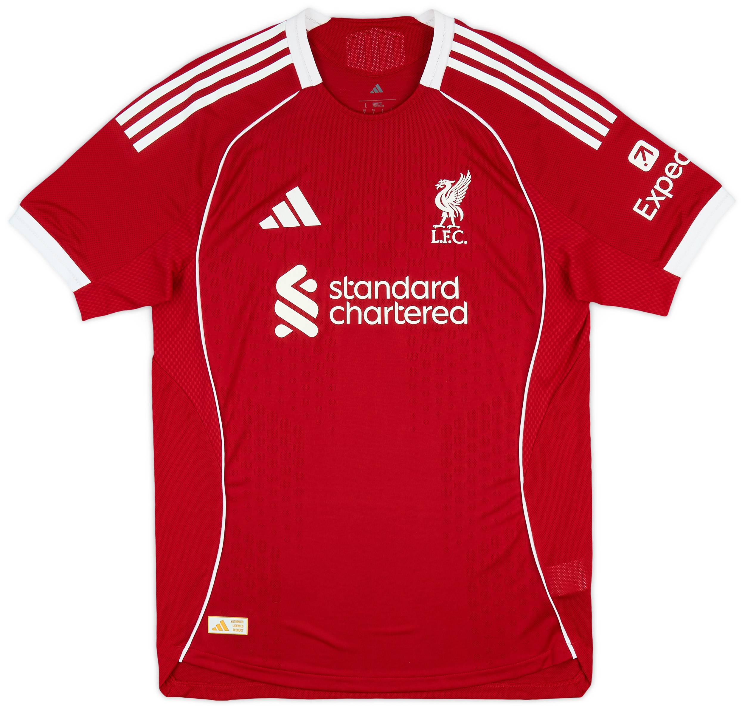 2025-26 Liverpool Authentic Home Shirt Isak #9