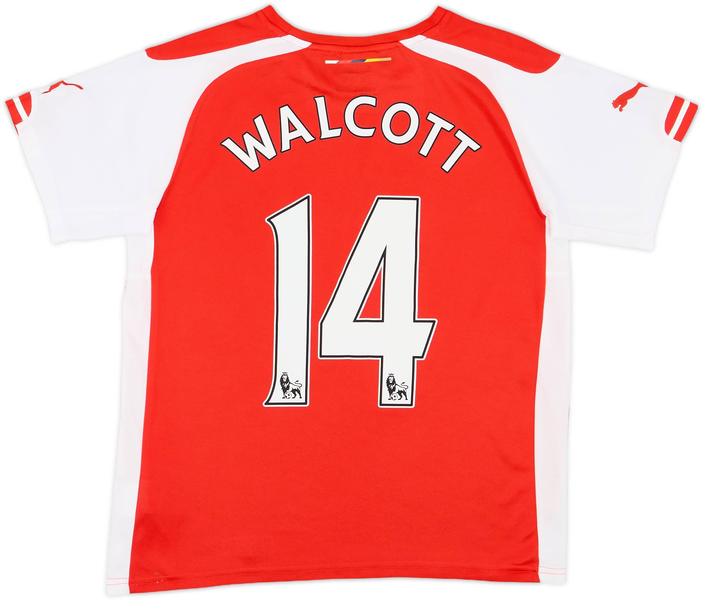 ウェア Puma Arsenal FC Walcott 14 14-15 Home XL 2014-15 Arsenal Home Shirt Walcott #14 - 5/10 - (XL.Boys)