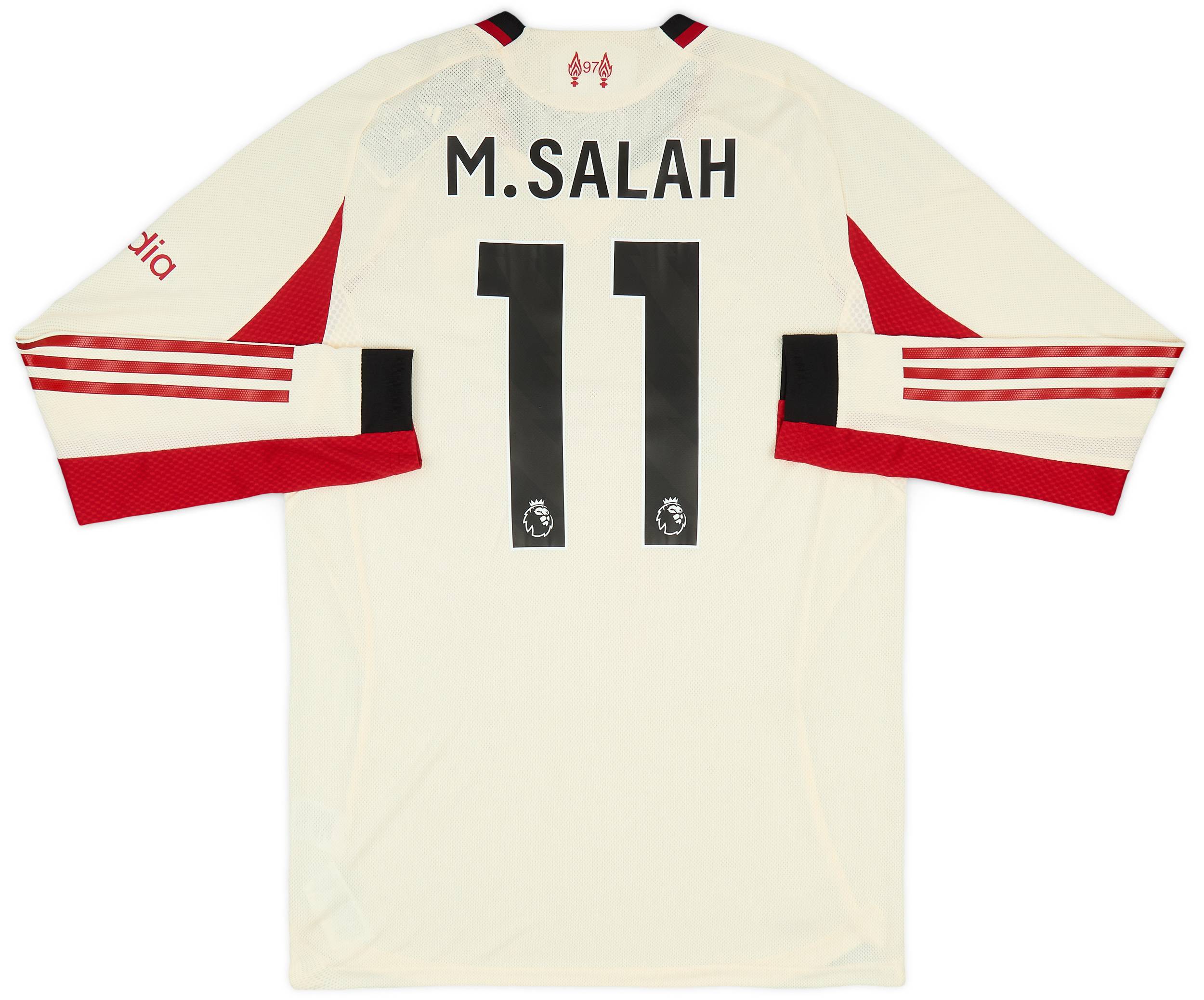 リバプール M.Salah 11 ホワイトシャツ adidas Liverpool M. Salah 11 Away Shirt 2025-2026