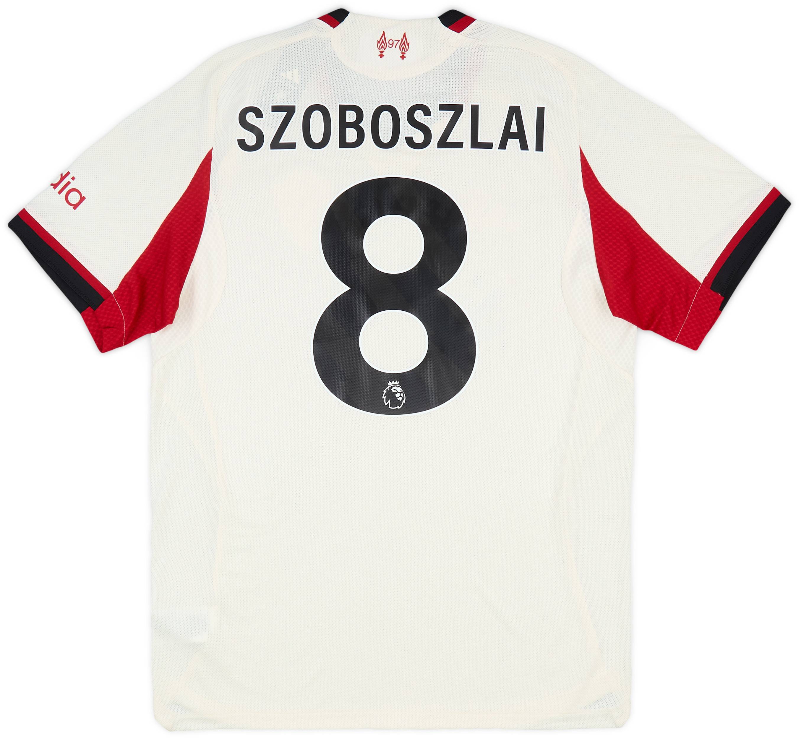 2025-26 Liverpool Authentic Away Shirt Szoboszlai #8