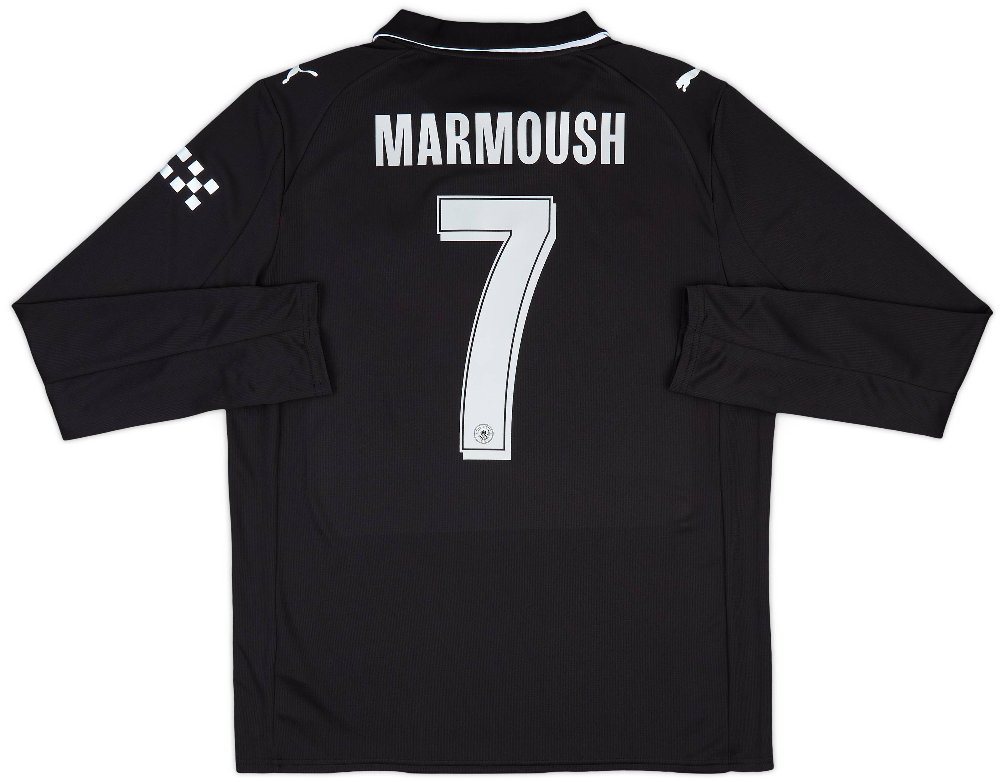 m(みち)7/21 2025-26 Manchester City Away L/S Shirt Marmoush #7