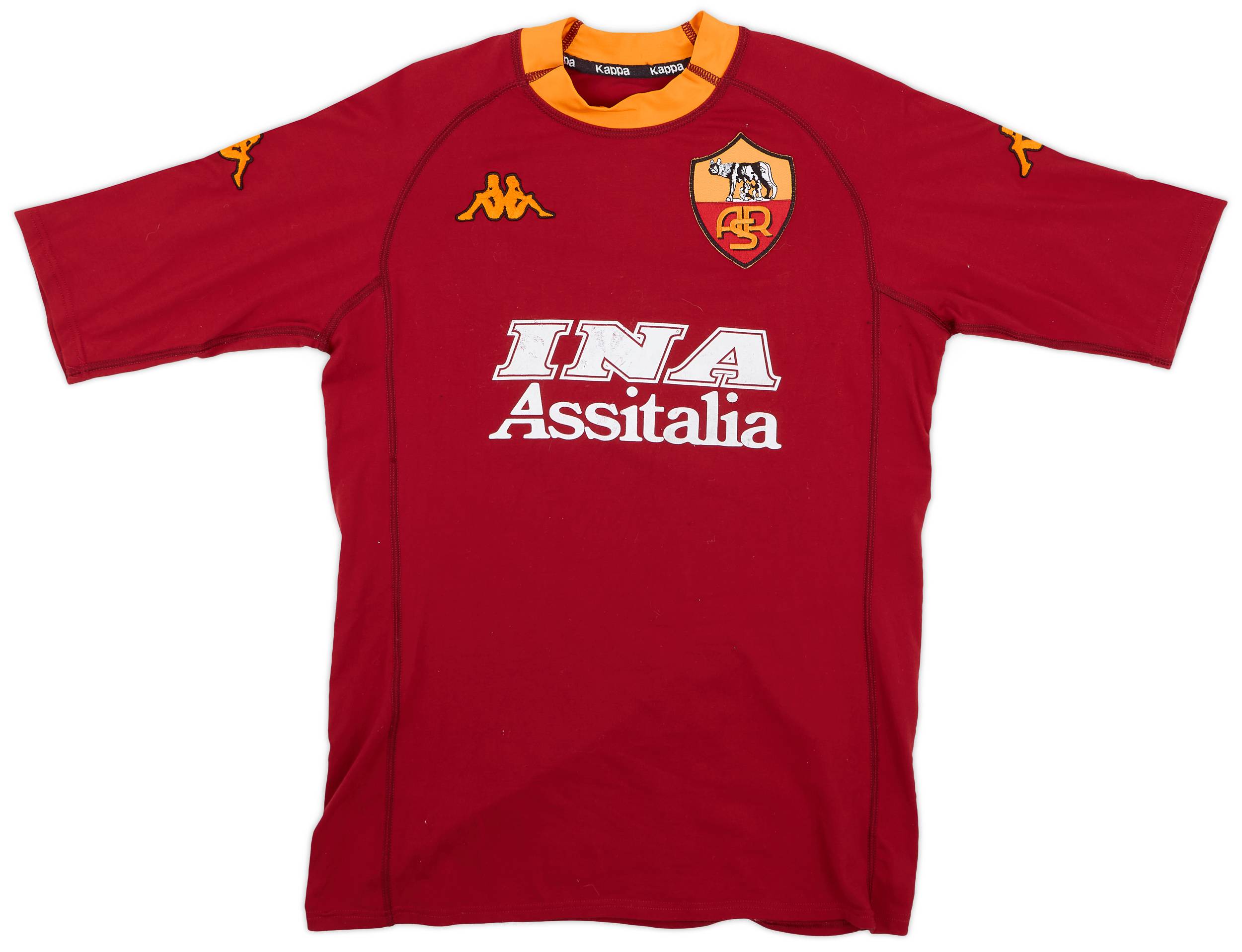春早割 2000-01 Roma Home Shirt - 5/10 - (S) ウェア