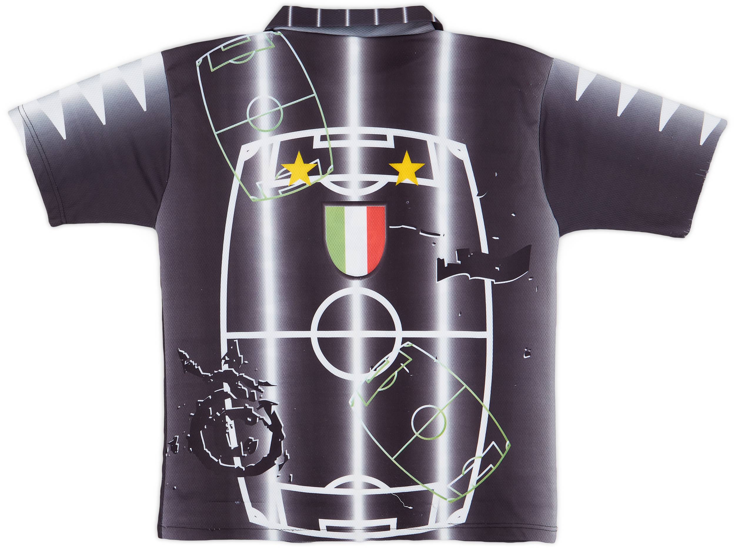 1995-96 Juventus Zidane Graphic Shirt - 8/10 - (L)