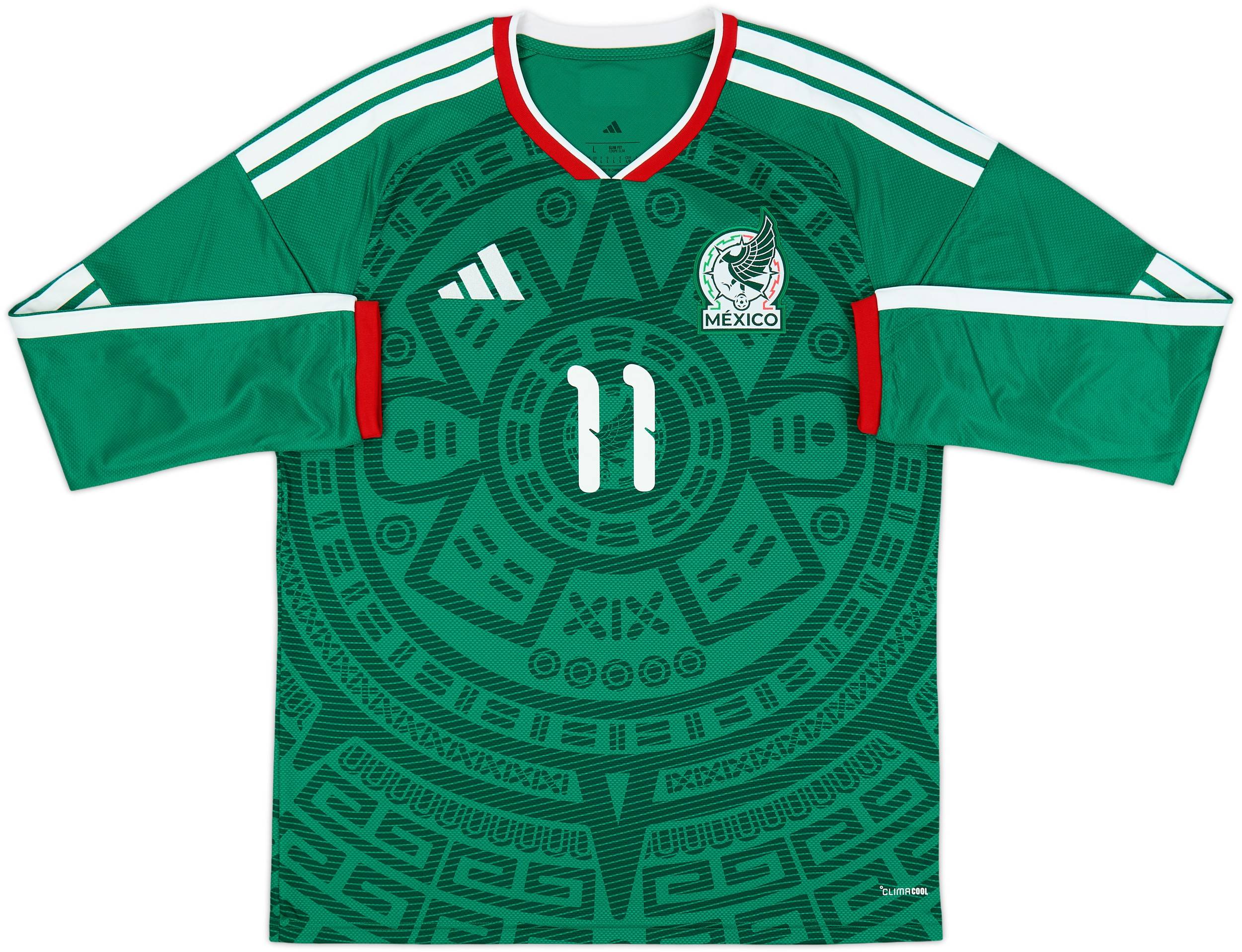 2026-27 Mexico Home L/S Shirt Gimenez #11