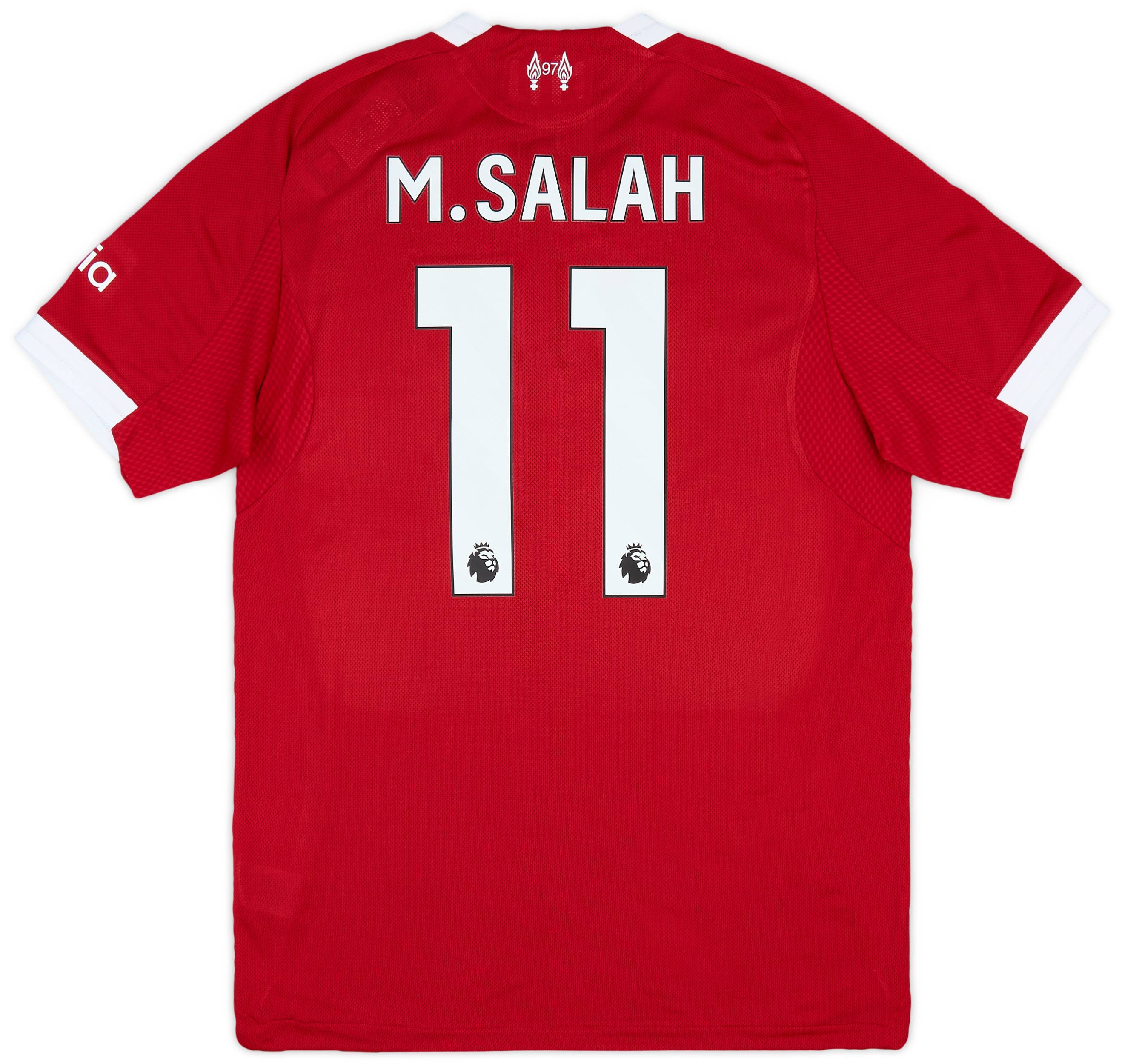 リバプールFC M. SALAH 11番 シャツ 2024-25 Liverpool Authentic Home Shirt M.Salah #11 - 8/10 - (L)