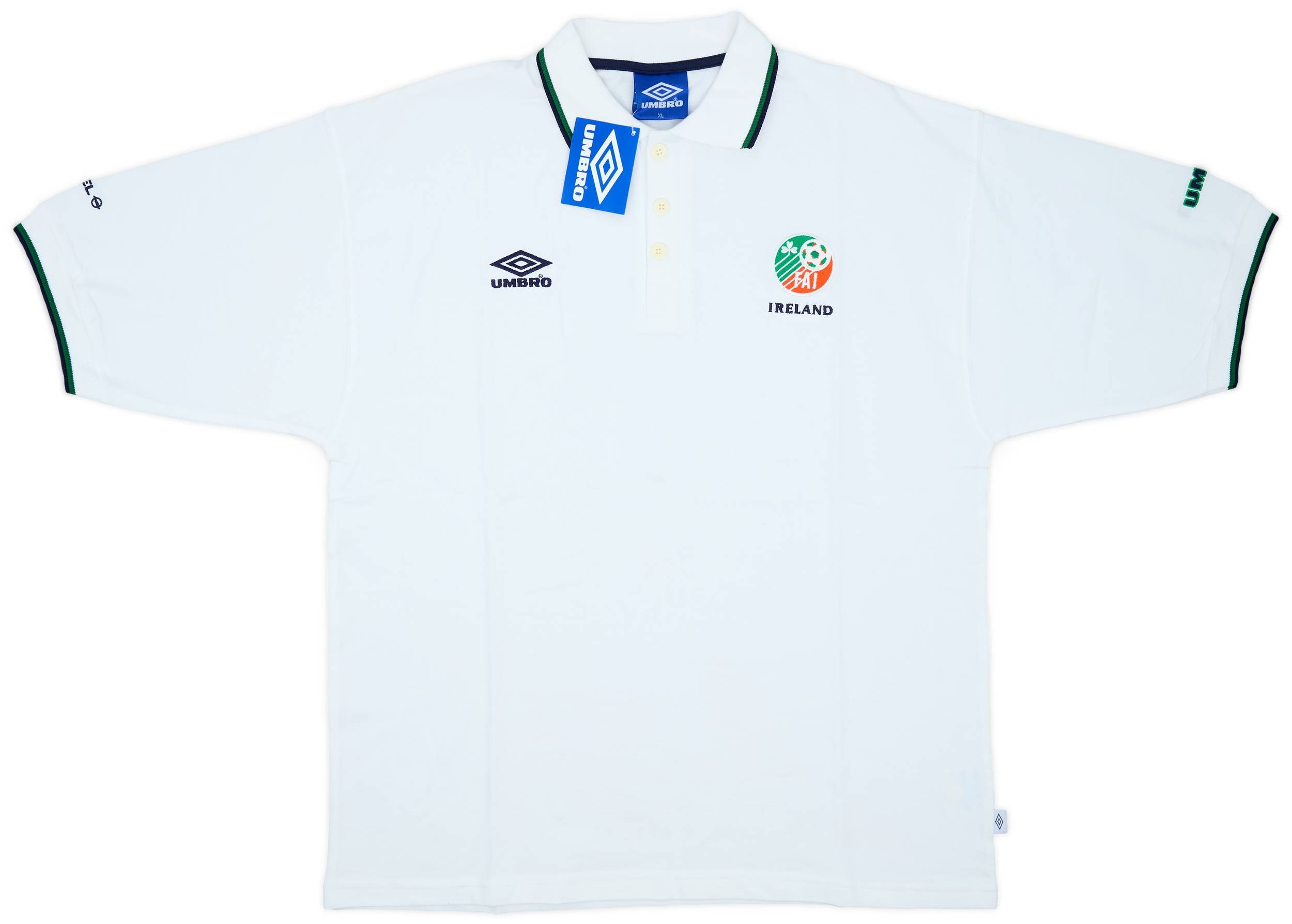 2000-01 Ireland Umbro Polo Shirt (XL)