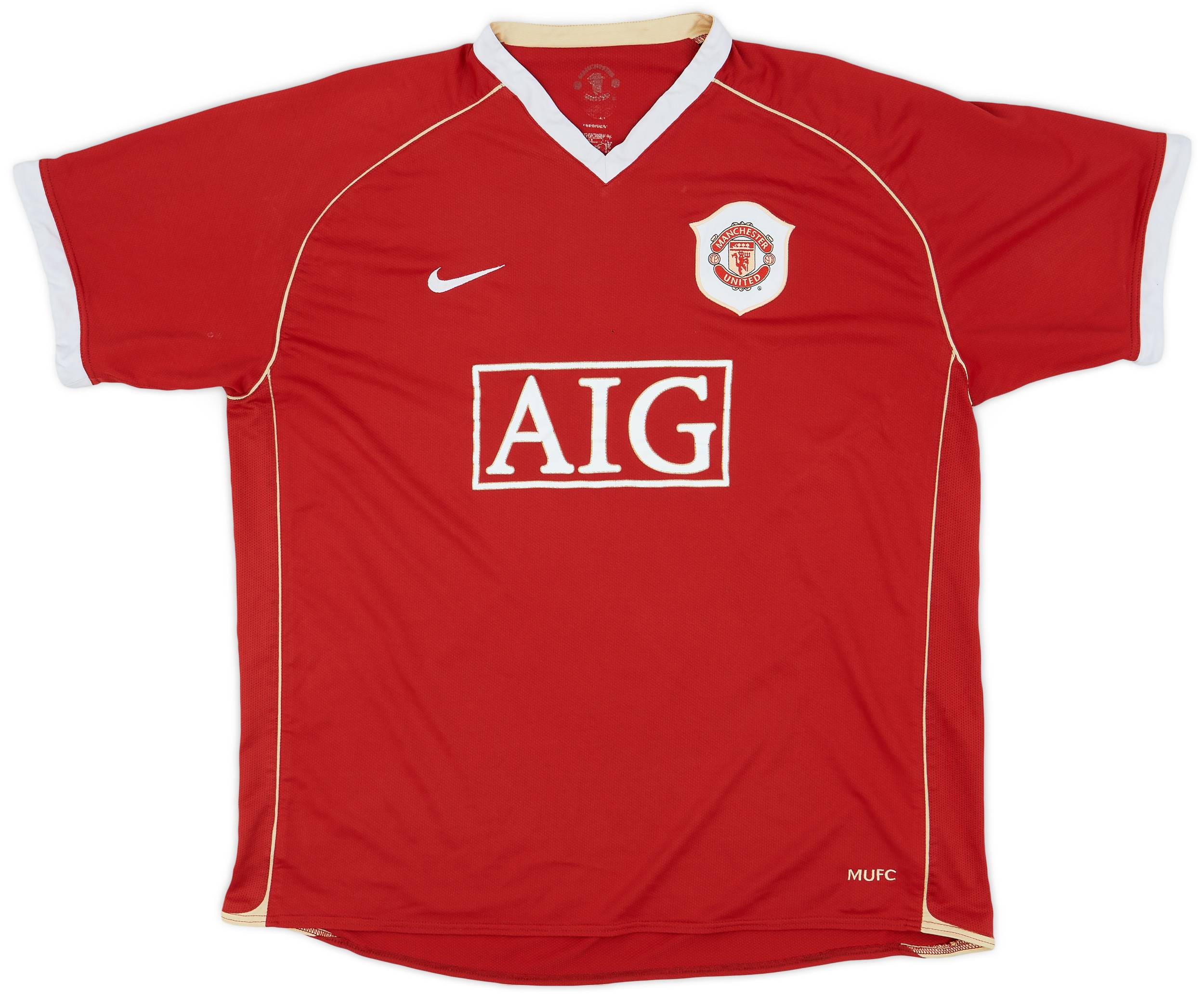 2006-07 Manchester United Home Shirt Scholes #18 - 5/10 - (XXL)
