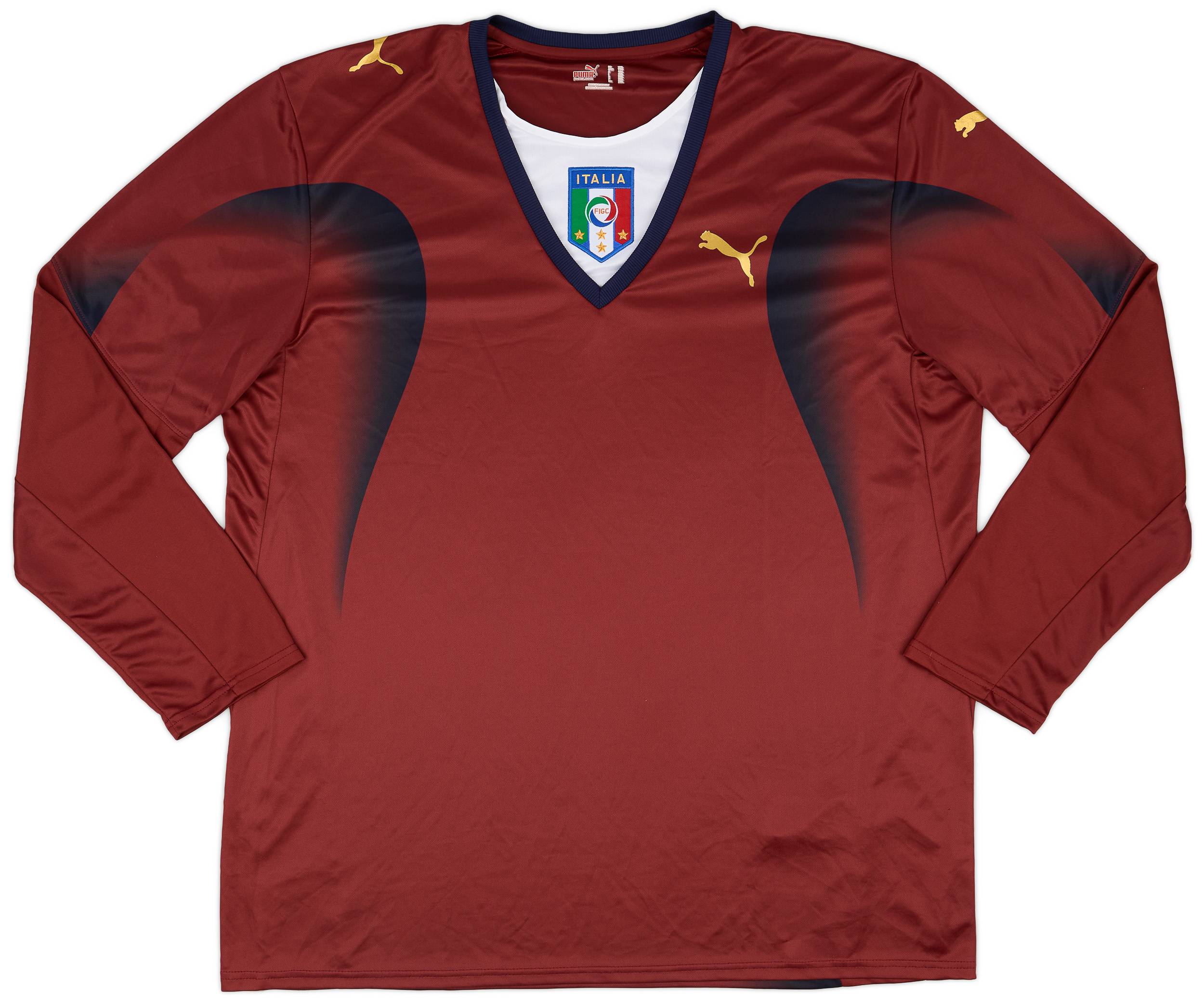ILLCOMMONS SOCCER SHIRTSイルコモンズ サッカーシャツ オレンジ 2006 Italy GK Shirt - 9/10 - (XXL)
