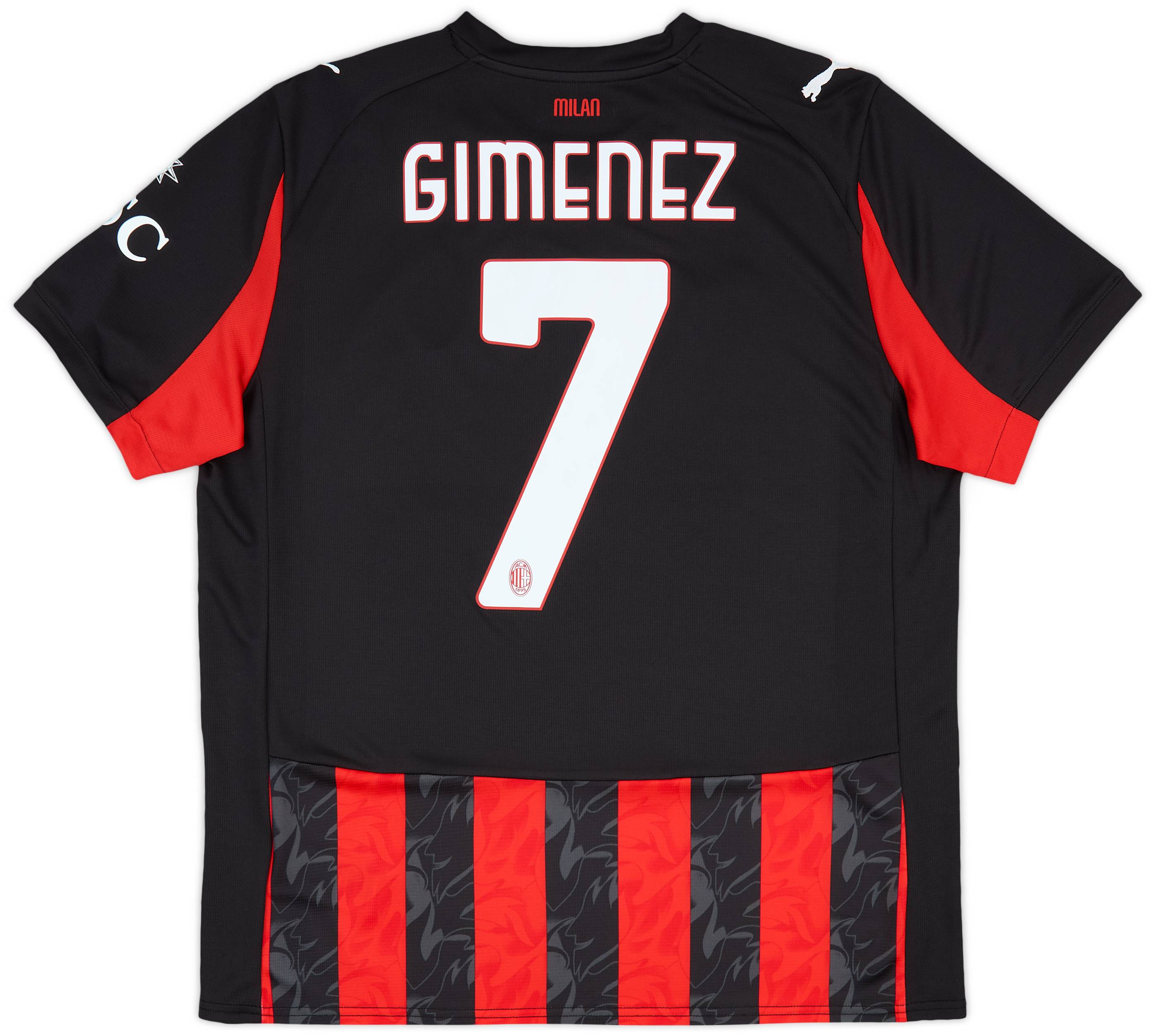 2025-26 AC Milan Home Shirt Gimenez #7