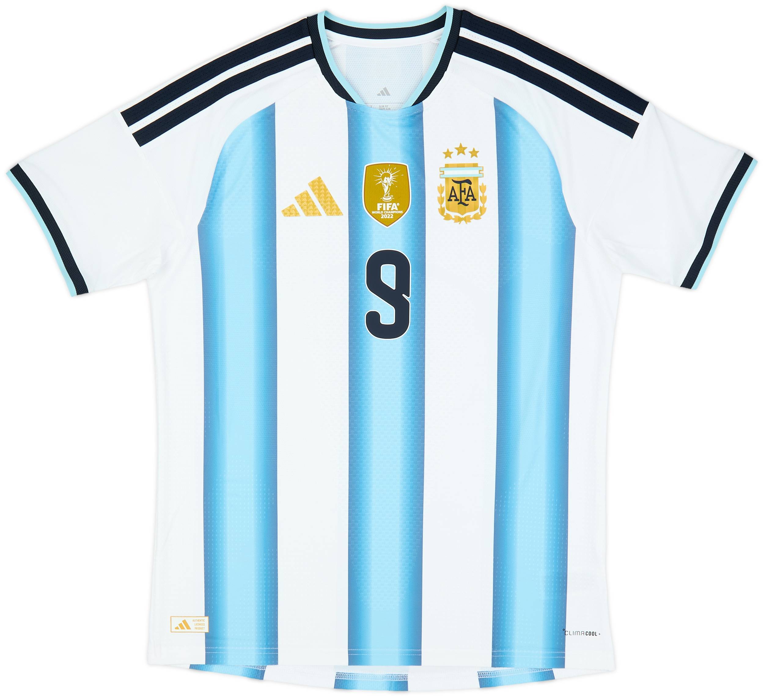 2026-27 Argentina Authentic Home Shirt J.Alvarez #9