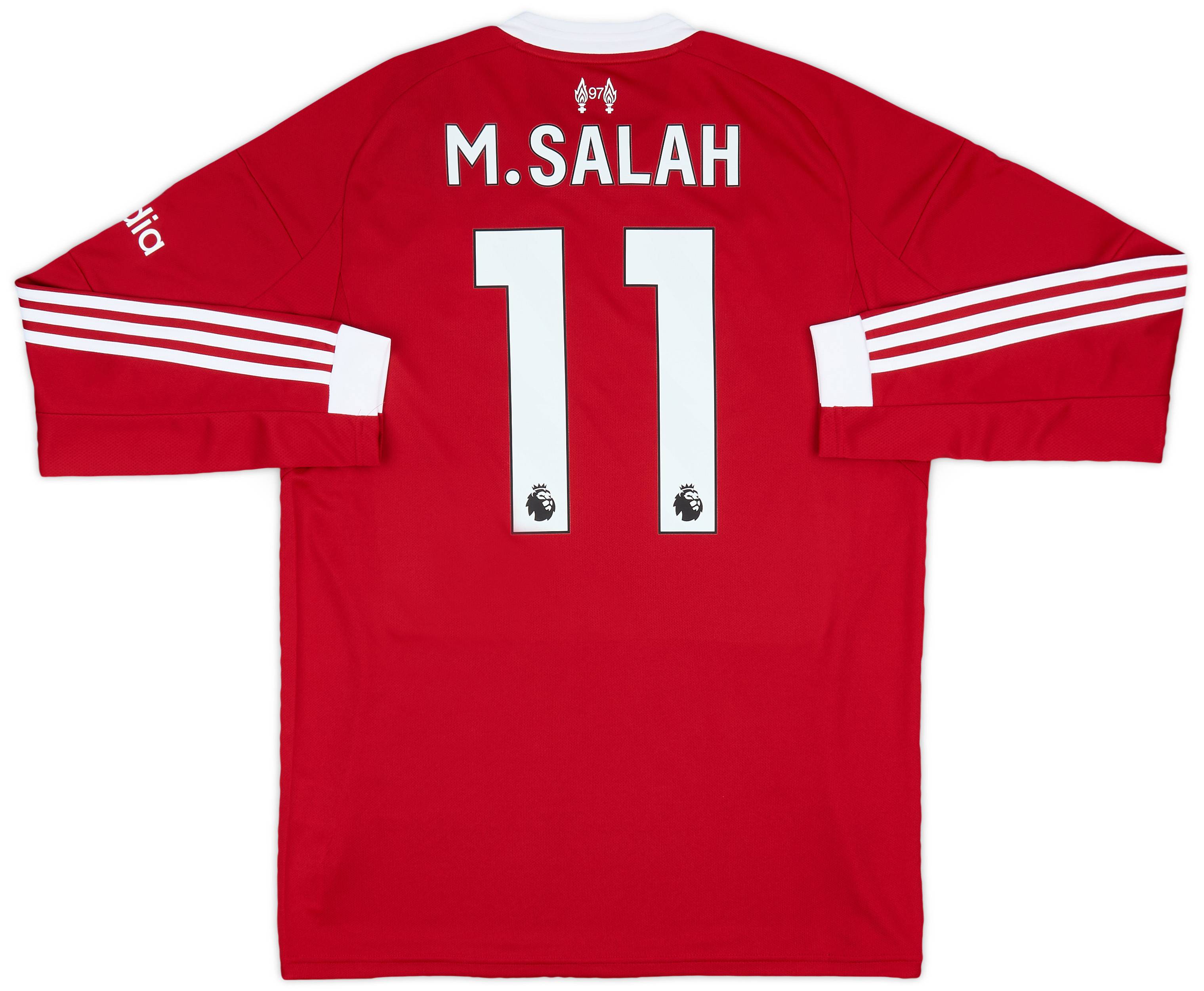 2025-26 Liverpool Home L/S Shirt M.Salah #11