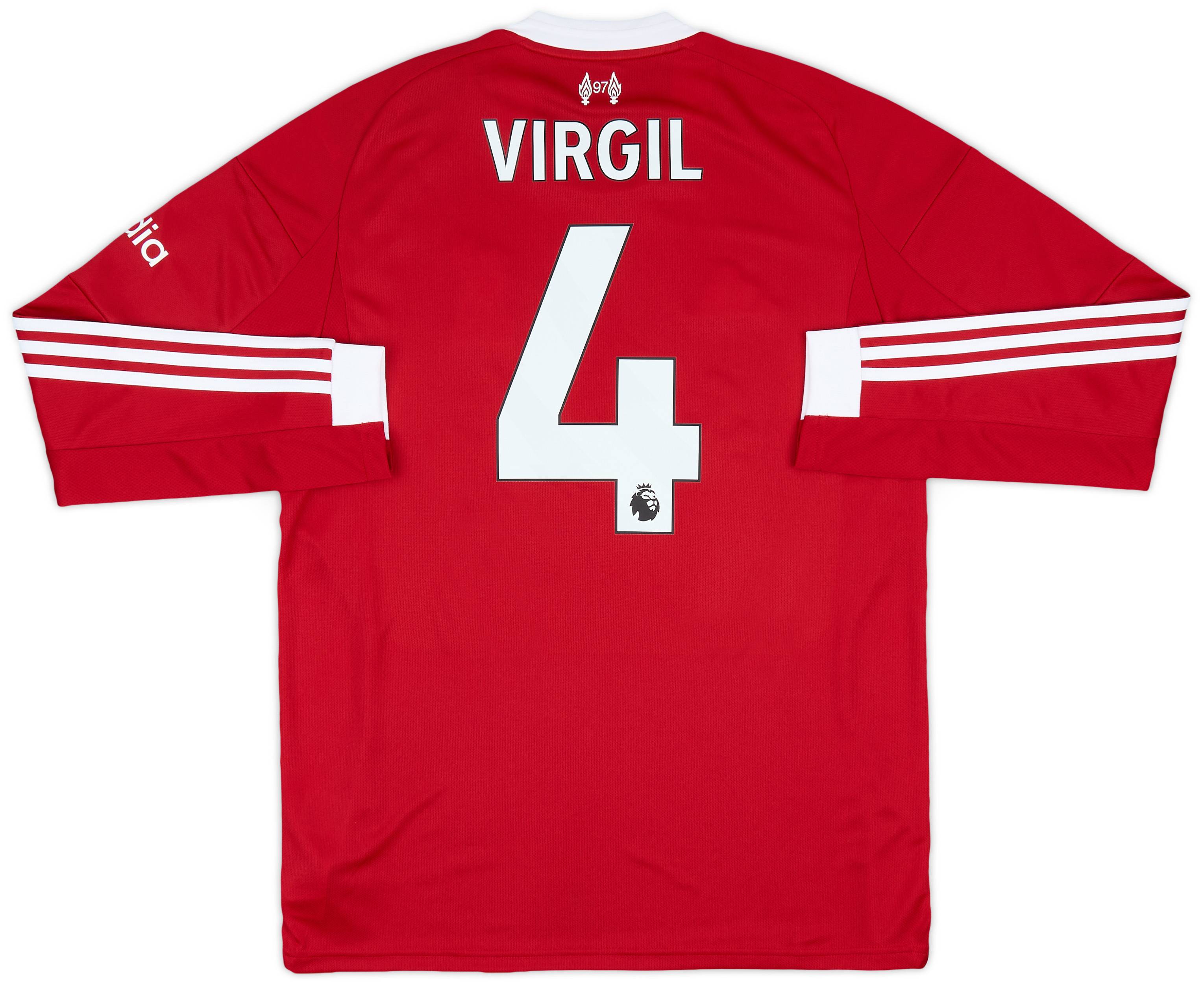 新品 リバプール 25/26 VIRGIL 4 シャツ 半袖 2025-26 Liverpool Authentic Home Shirt Virgil #4