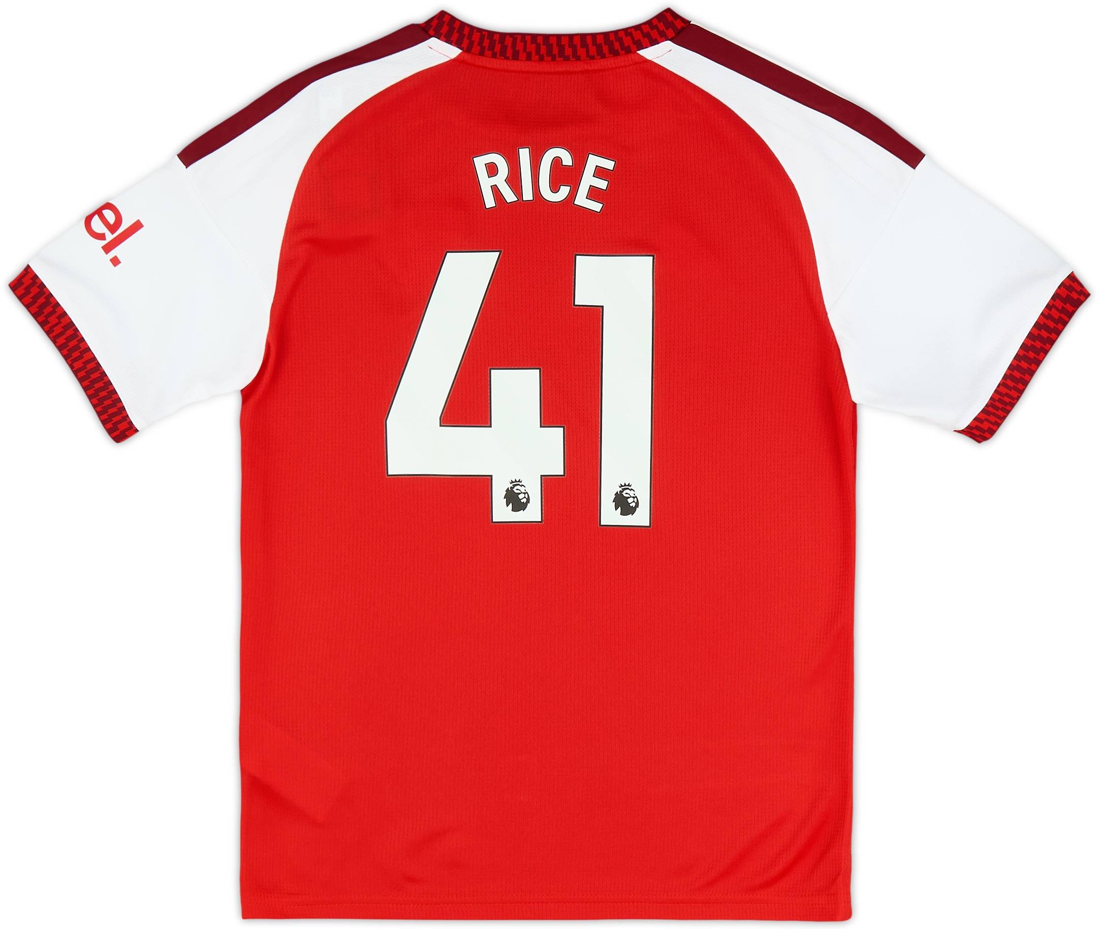  Arsenal RICE 41 ユニフォーム　ライス　26/27 2026-27 Arsenal Home Shirt Rice #41 (KIDS)