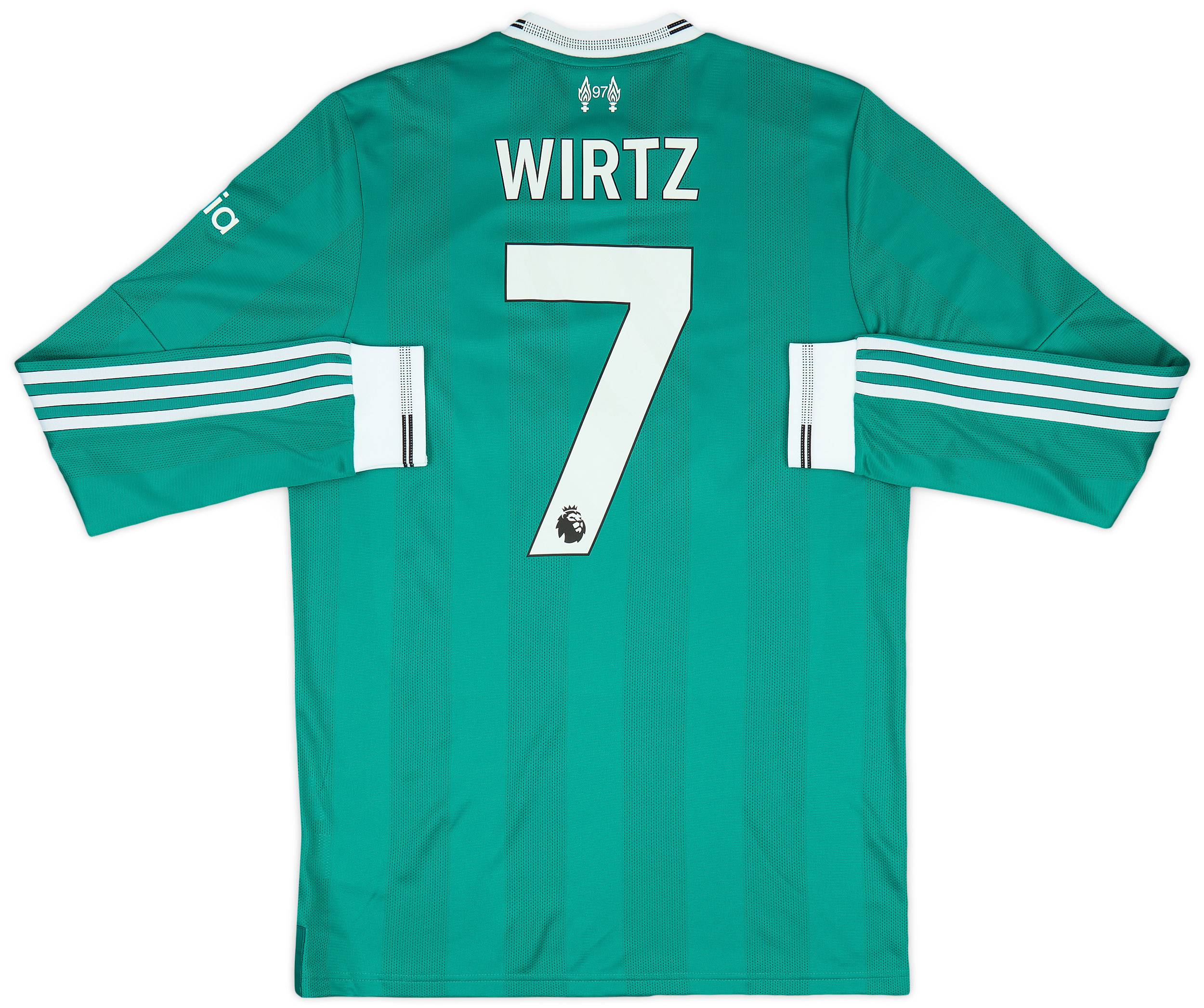 25-26リバプール WIRTZ 7 番 ロングスリーブ ユニフォーム L WIRTZ 7番 リバプールのユニフォーム 25-26 L 25-26リバプール