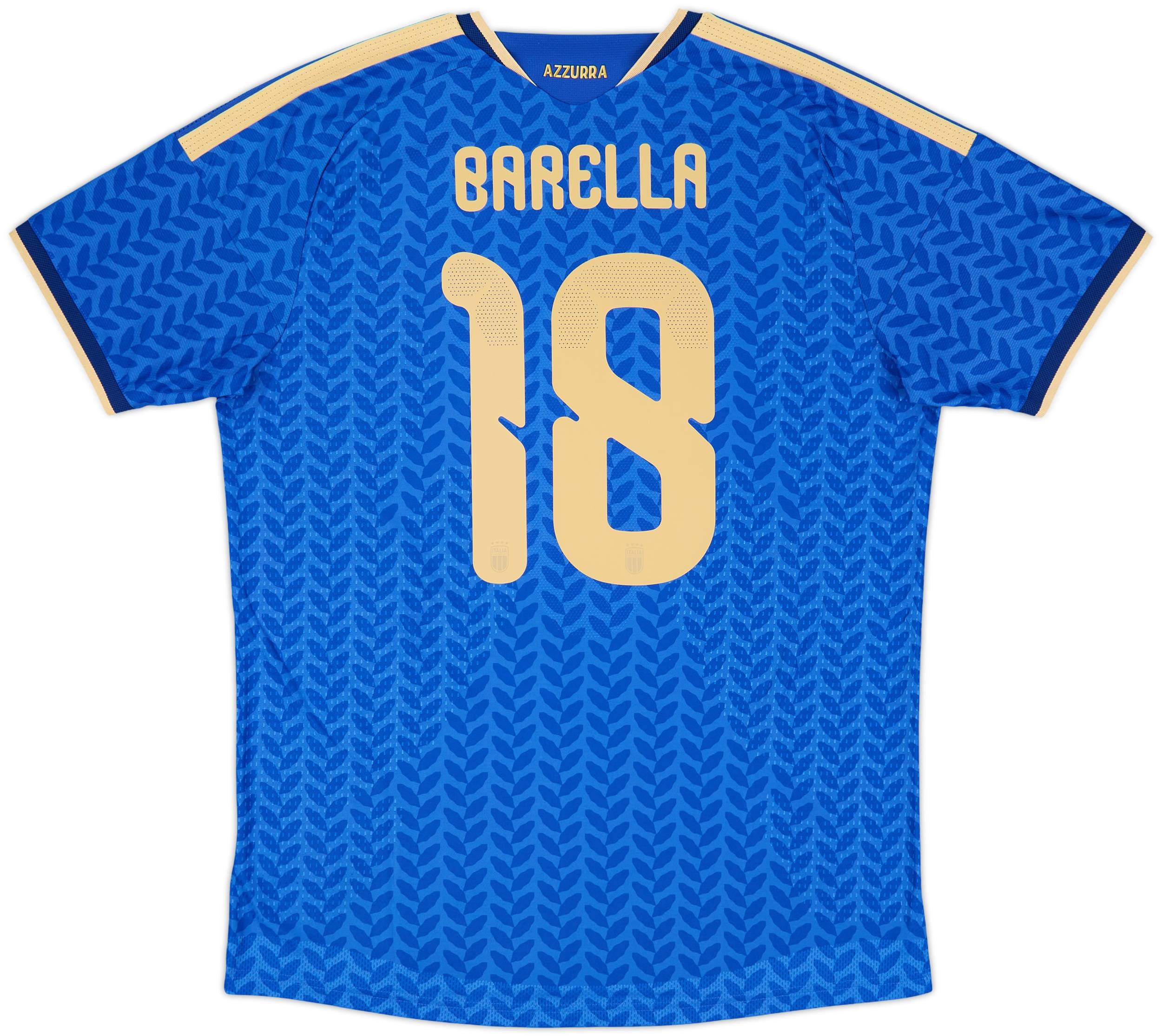 2026-27 Italy Authentic Home Shirt Barella #18