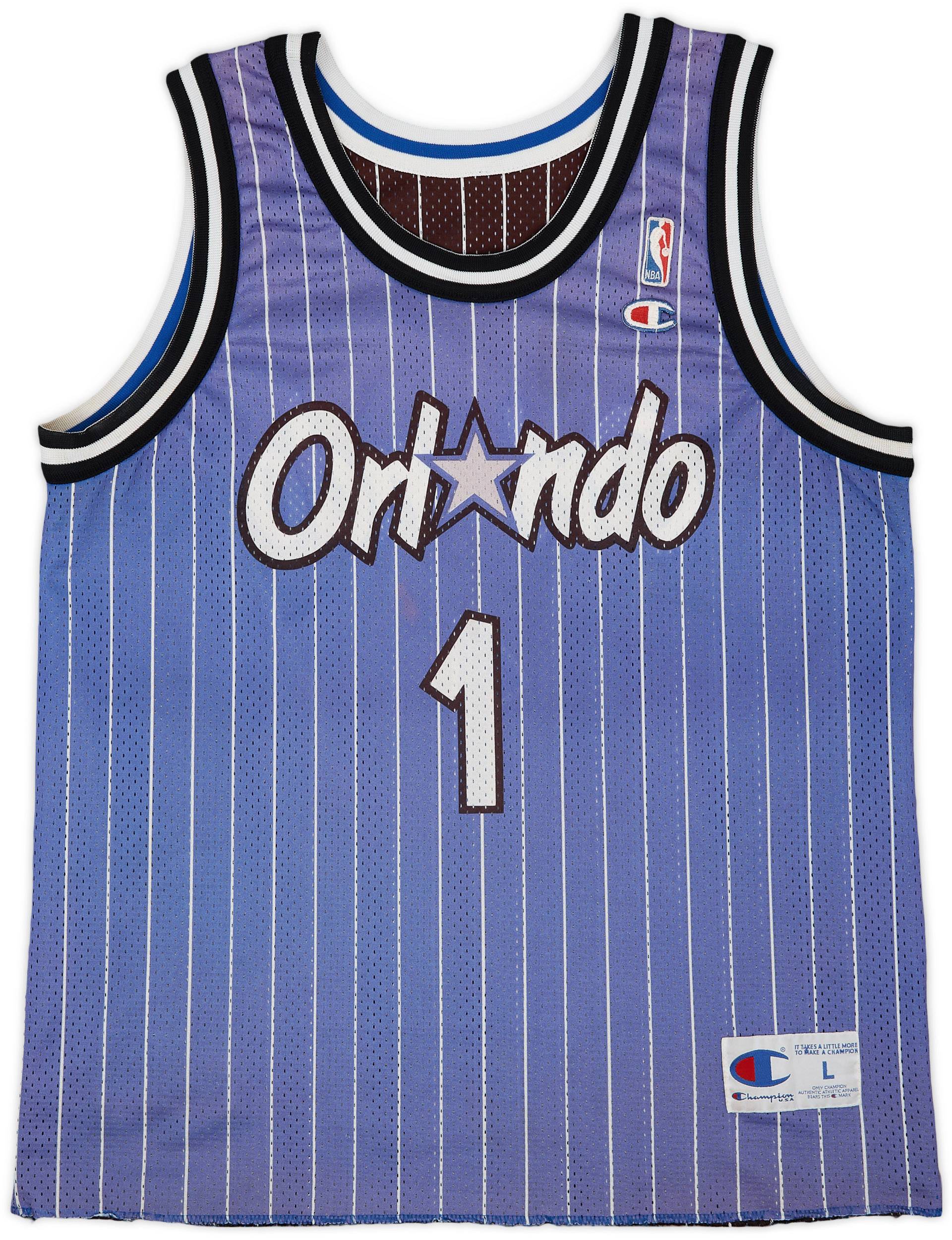1994-98 Orlando Magic A.Hardaway #1 Champion Reversible Jersey - 7
