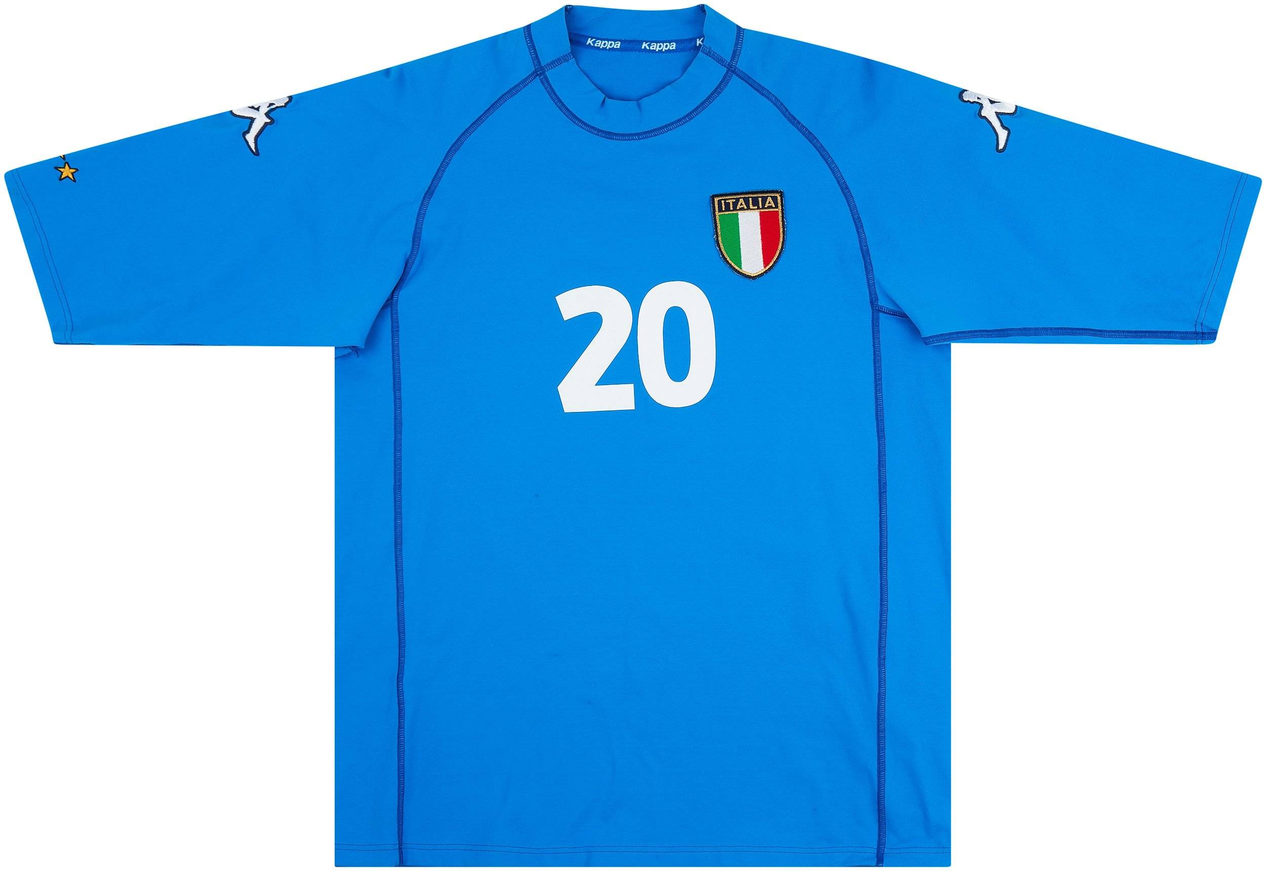 2000-01 Italy Home Shirt Totti #20