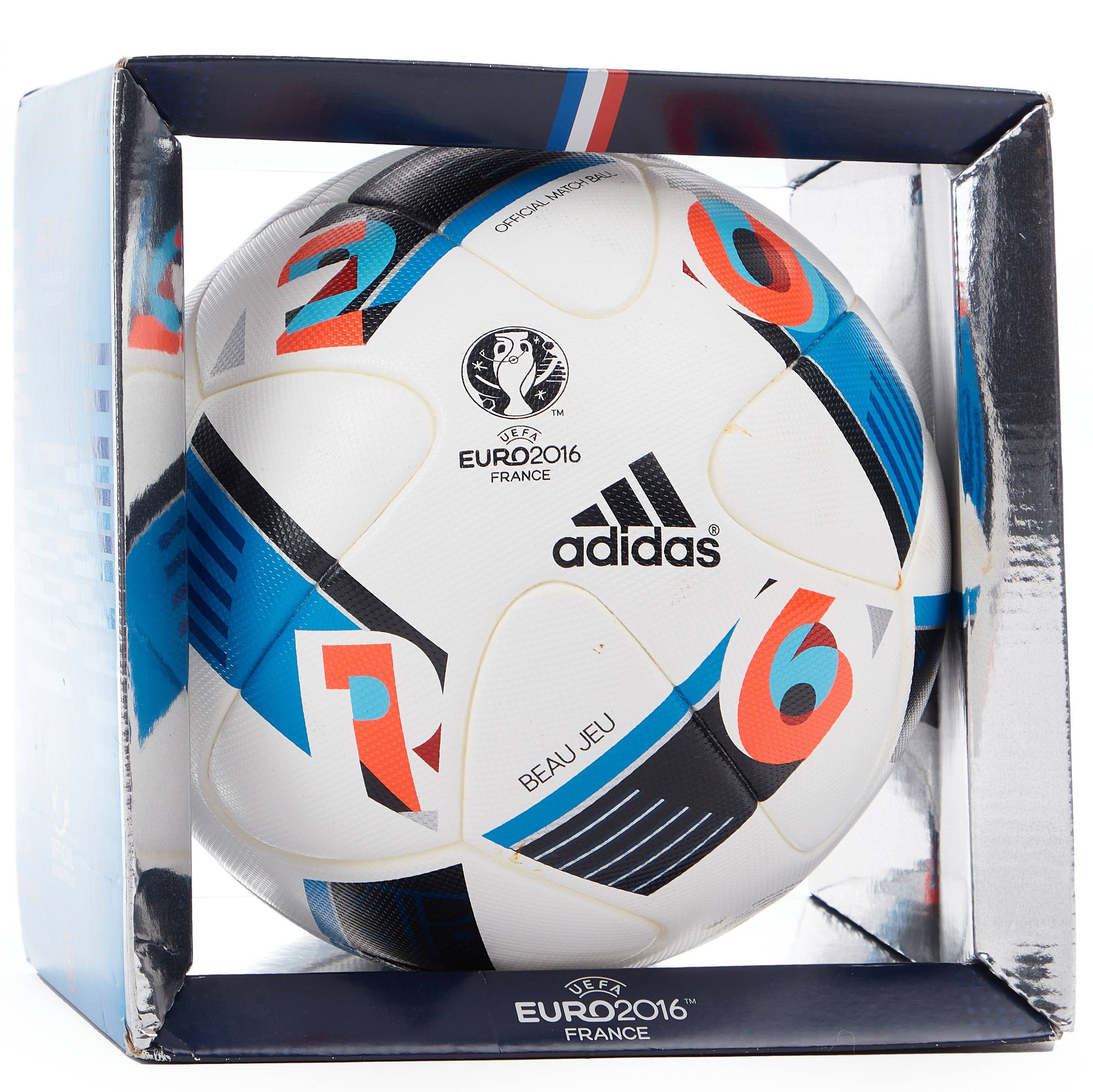 p*r様 ユーロ2016公式球　BEAU JEU（ボー ジュ）　AF5150 NEW 2016 Adidas UEFA Euro Official Match Ball Beau Jeu (Size