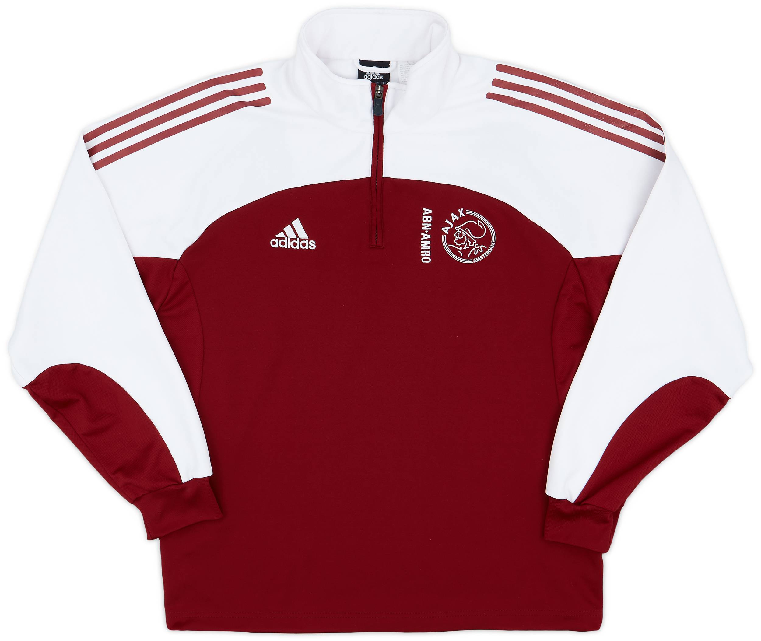 2002-03 Ajax Player Issue Training 1/4 Zip Tracksuit - 8/10