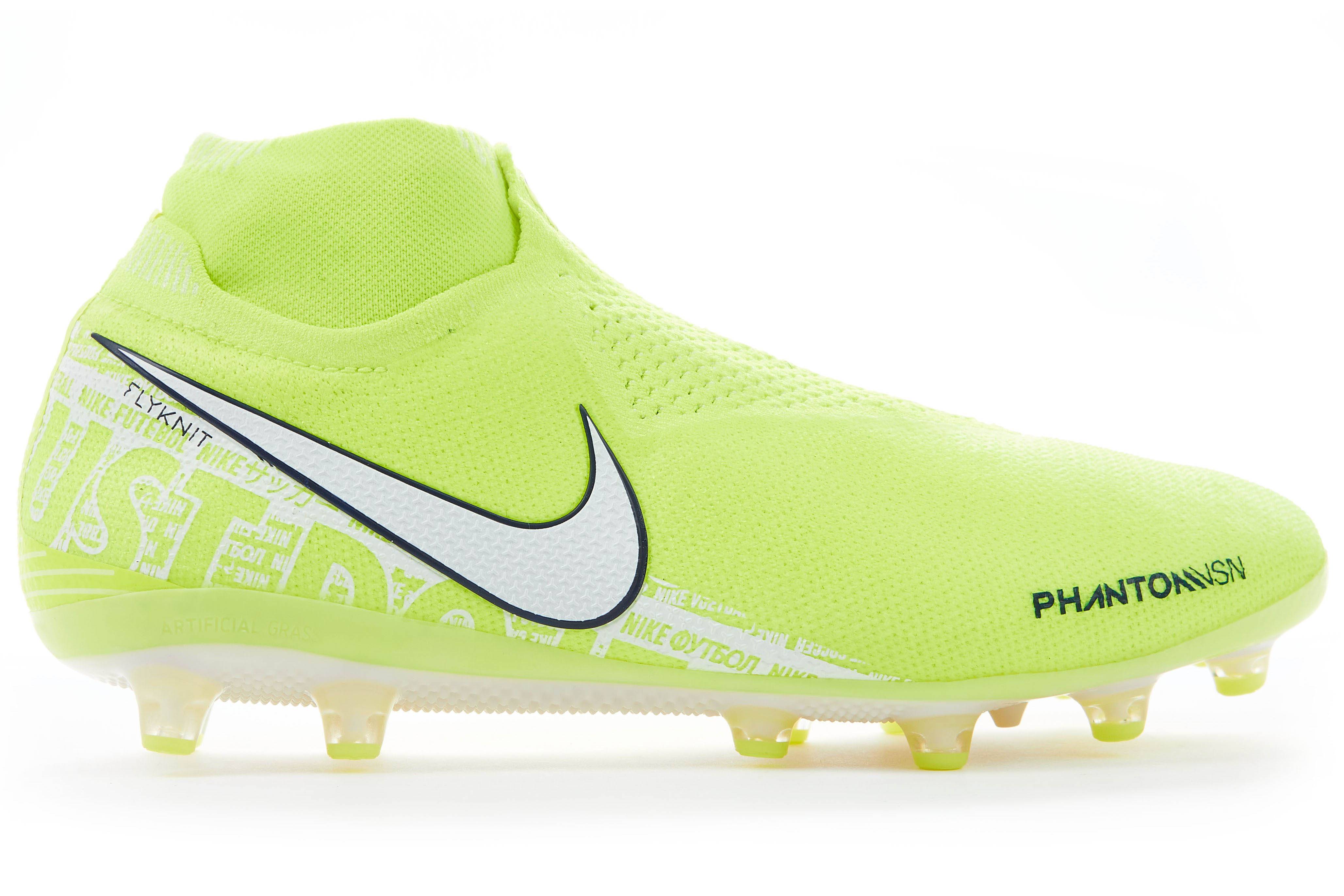 Nike Phantom Vision イエロー ハイカット27cm Nike Phantom Vision Ghost, Neon Yellow Indoor Soccer Shoes Size