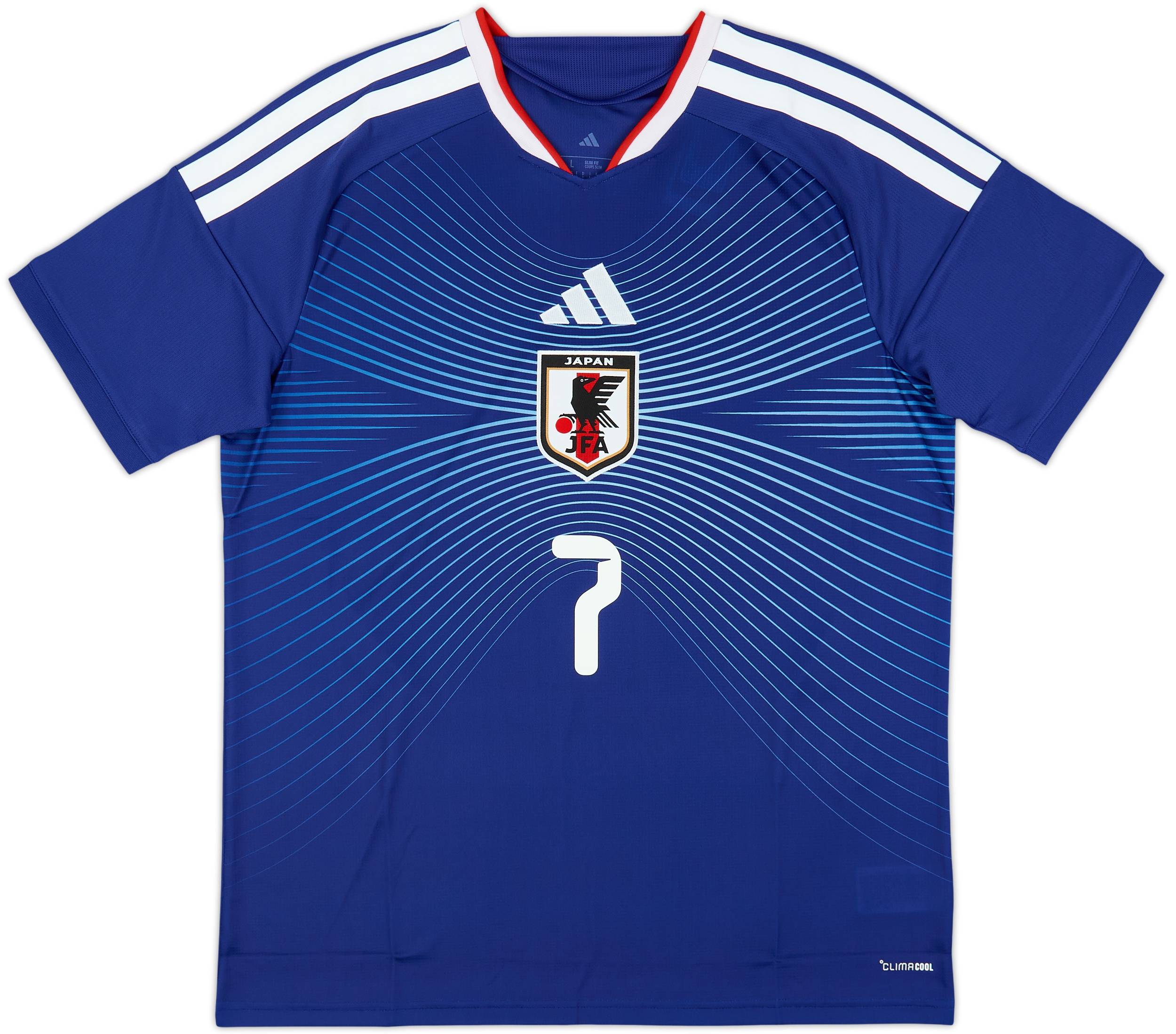 2026W杯 日本代表 MITOMA 7 長袖 シャツ Mitoma 7 - Official Japan 2026 Home Name and Numbering