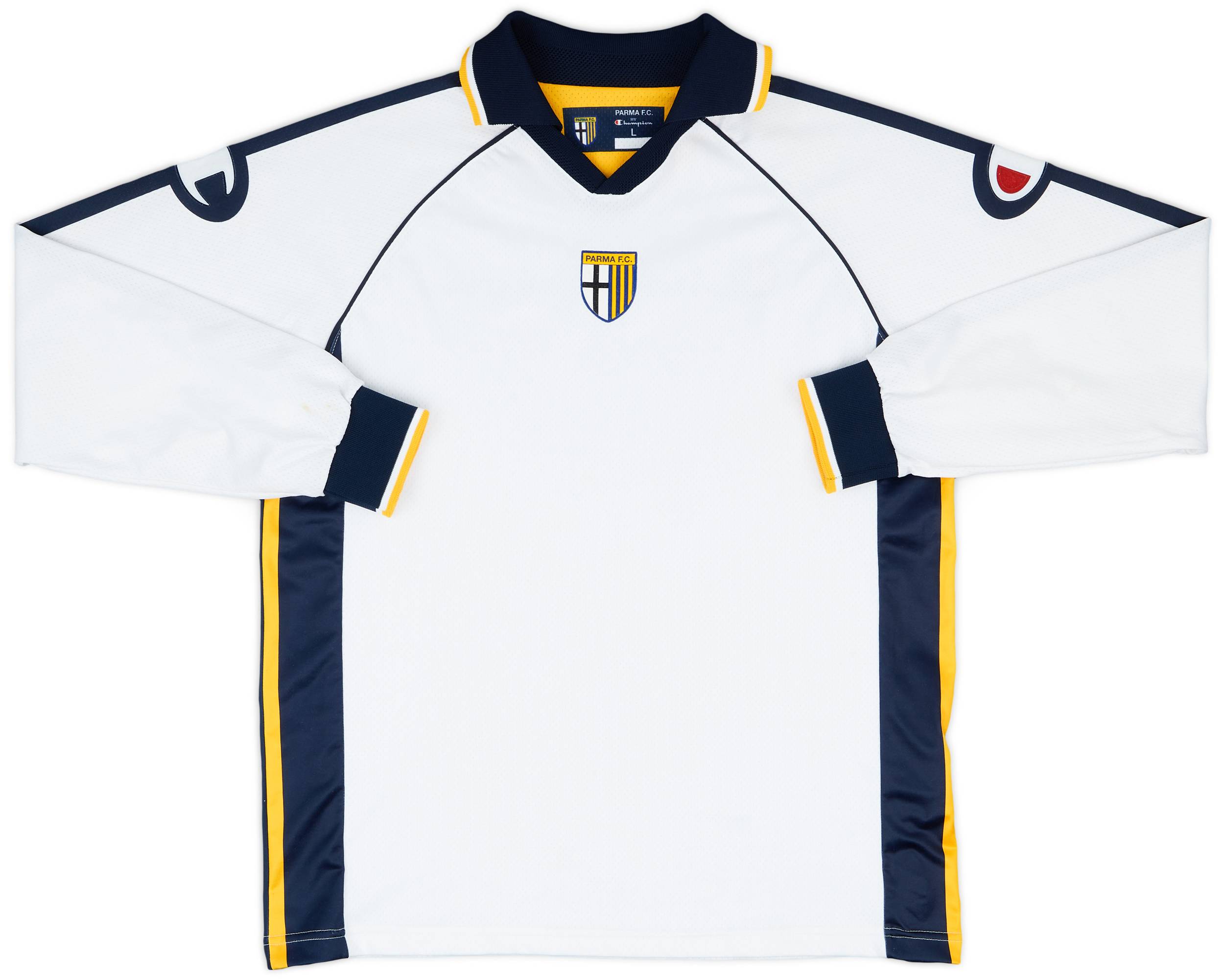 送料無料 ギフト - Shirt L/S Training Champion Parma 2004-05 9/10 (L) - ウェア