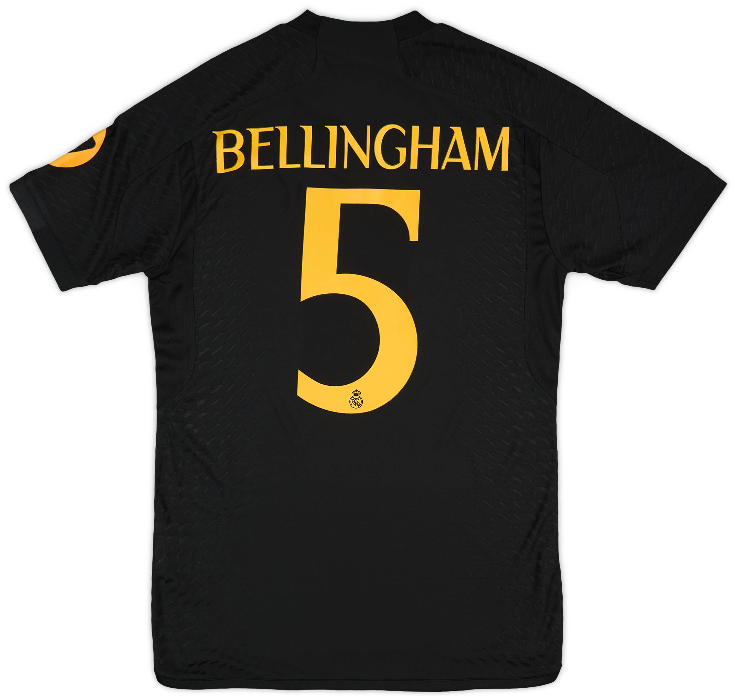 2023-24 Real Madrid Authentic Third Shirt Bellingham #5 (S)