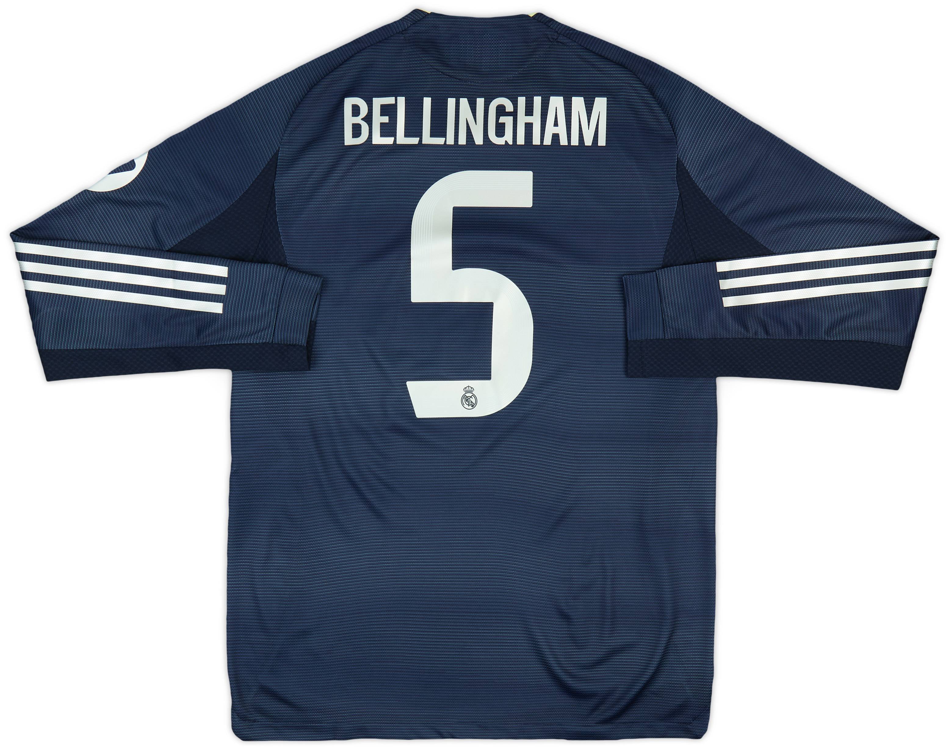 2025-26 Real Madrid Authentic Away L/S Shirt Bellingham #5