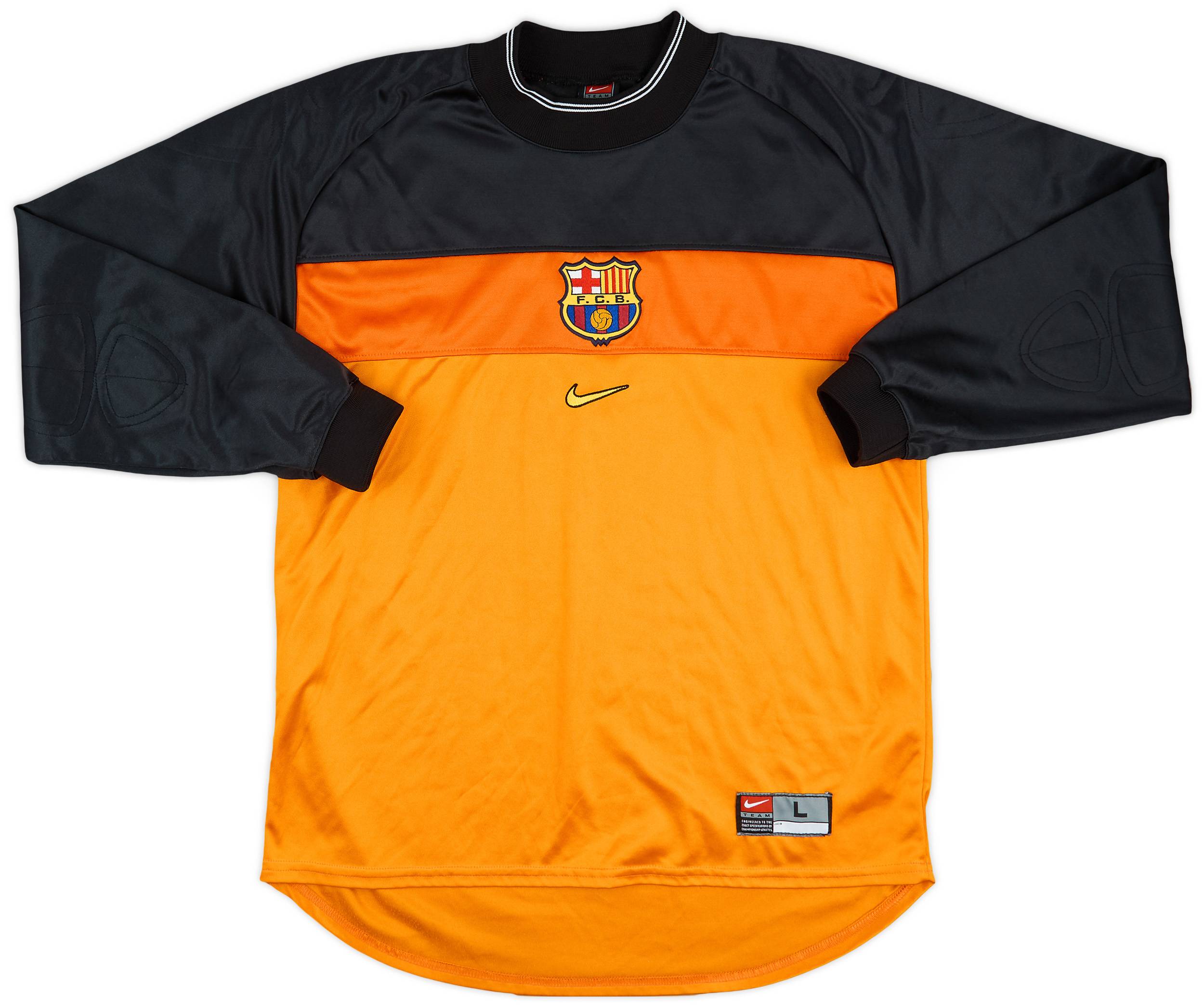 1999-00 Barcelona GK Shirt - 9/10 - (L)
