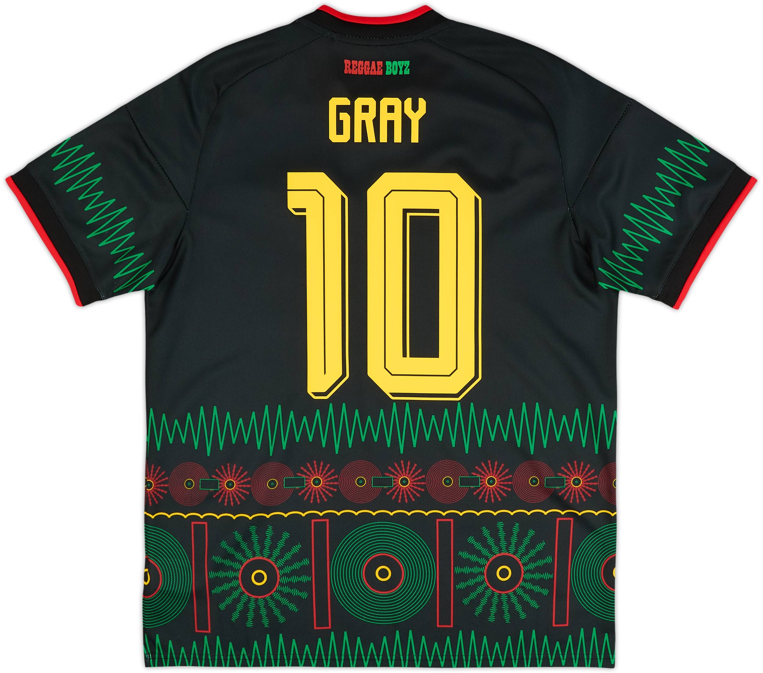 2026-27 Jamaica Away Shirt Gray #10
