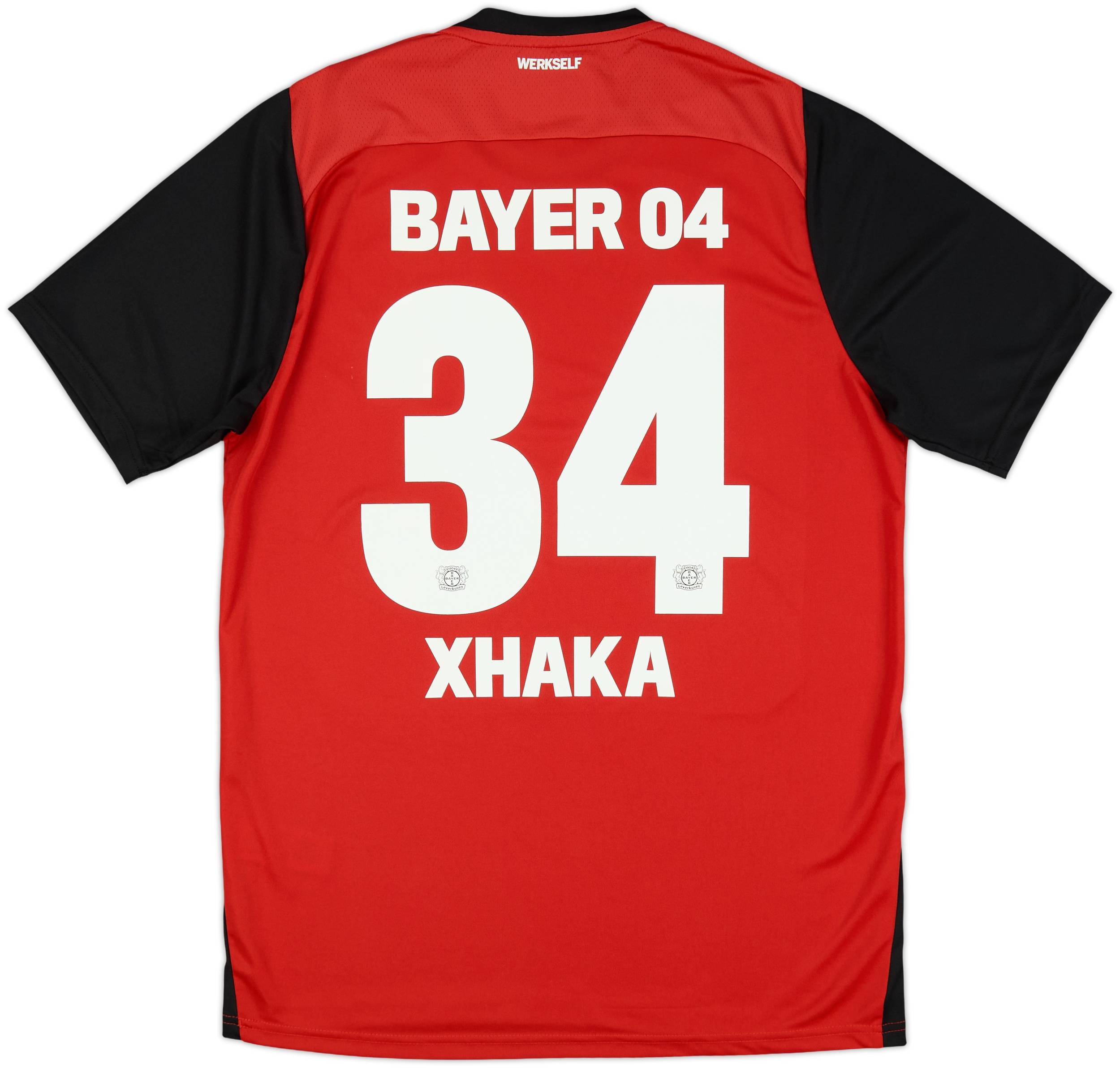 Bayer Leverkusen UEFAシャツ 2024-25 Bayer Leverkusen Home Shirt Xhaka #34