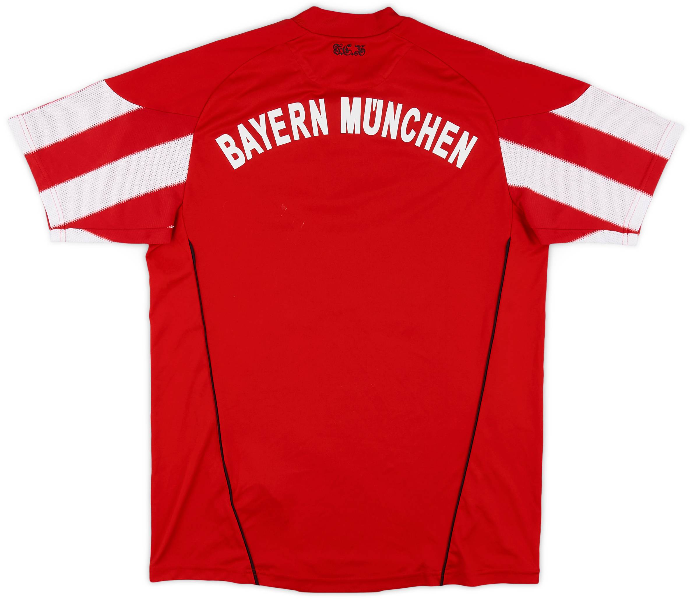 2010-11 Bayern Munich Authentic Home L/S Shirt - 9/10 - (L)
