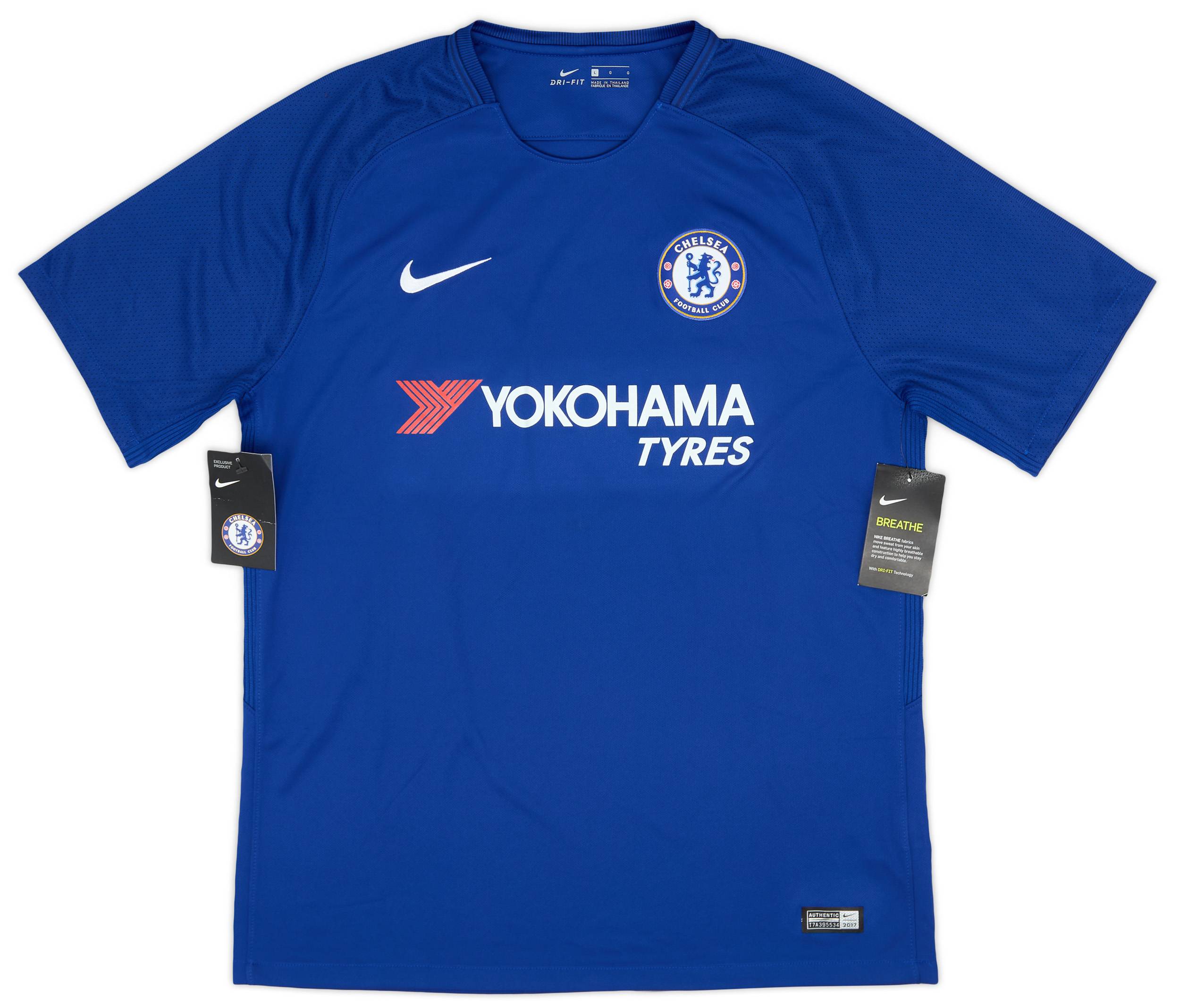 【希少】チェルシー 18-19シーズンKANTÉ 7番 ホームシャツ 2018-19 Chelsea Home Shirt Kante #7 (S)