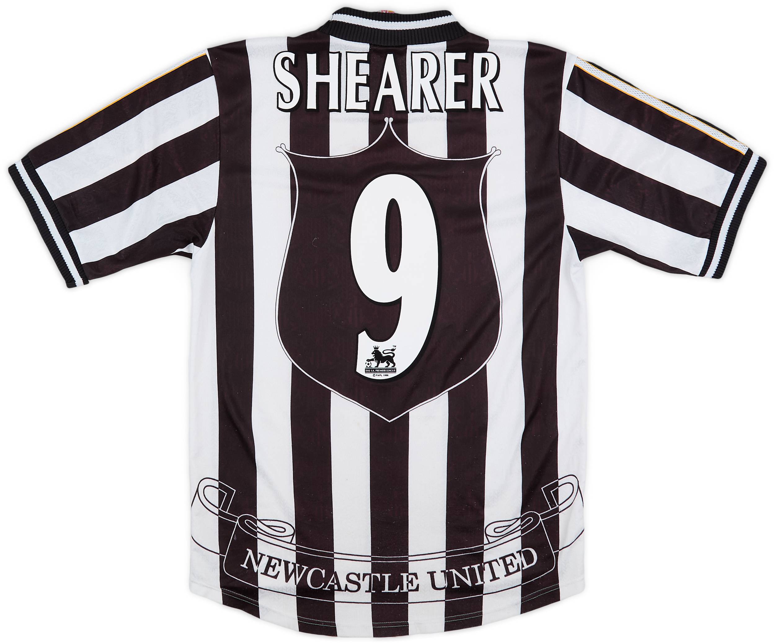 1997-99 Newcastle Home Shirt Shearer #9 - 6/10 - (S)