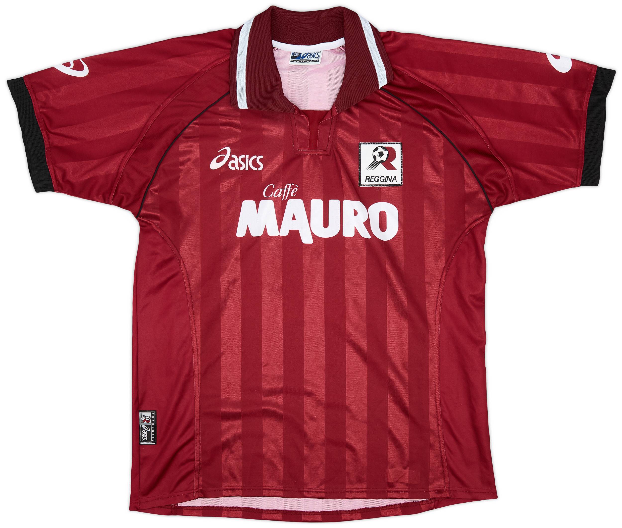 【セール】 2002-03 Reggina Home Shirt Nakamura #10 - 9/10 - (M) 応援グッズ