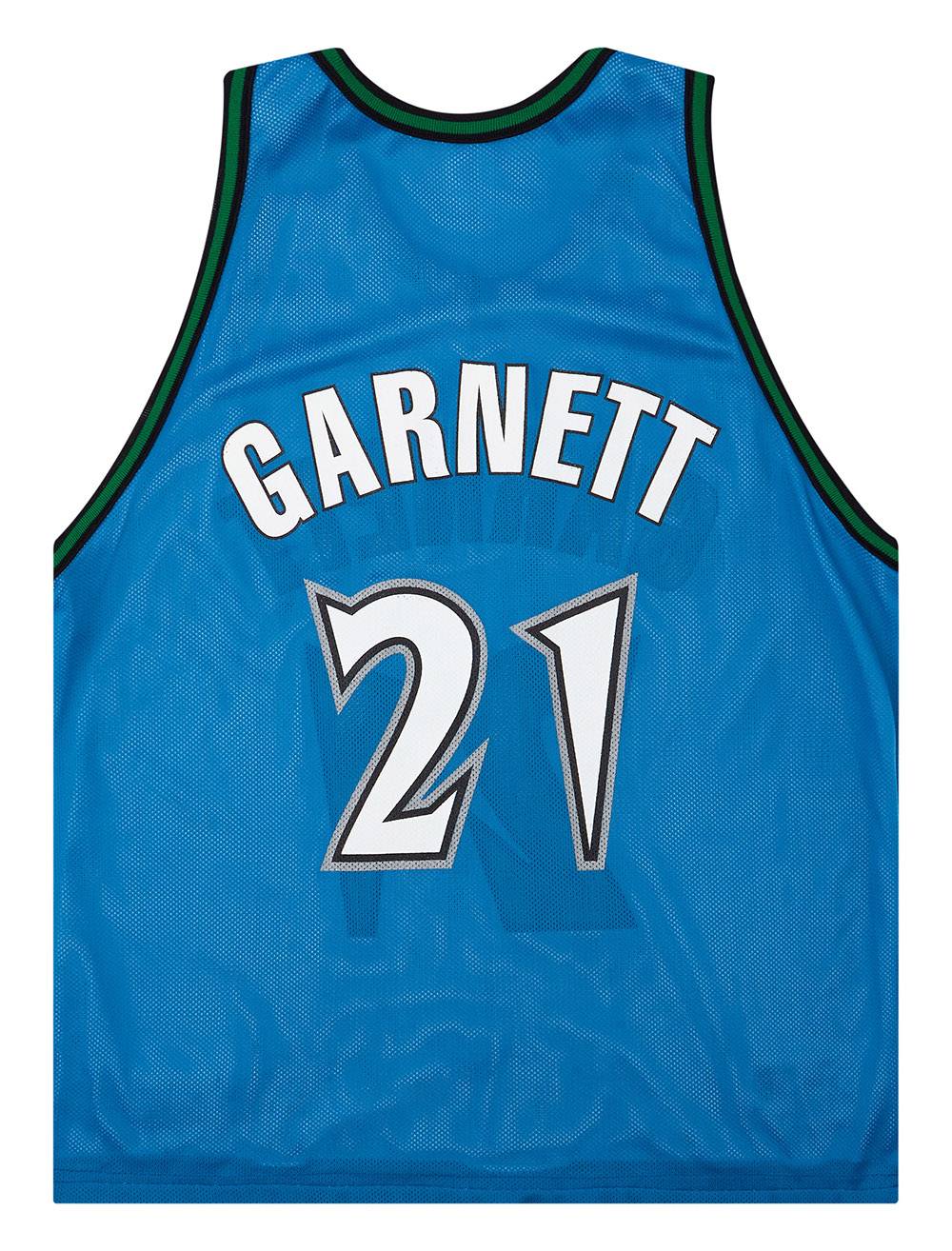 1996-02 Minnesota Timberwolves Garnett #21 Champion Home