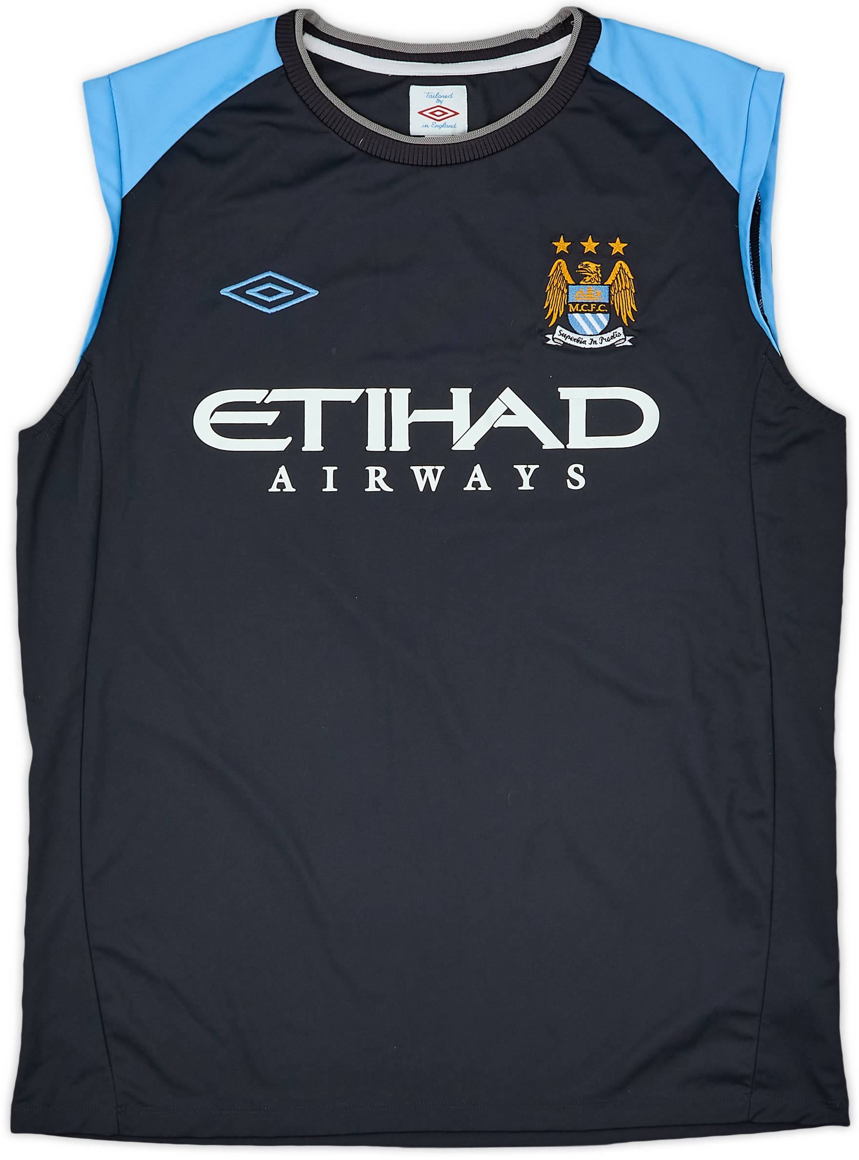 2009-10 Manchester City Umbro Training Vest - 8/10 - (XL)