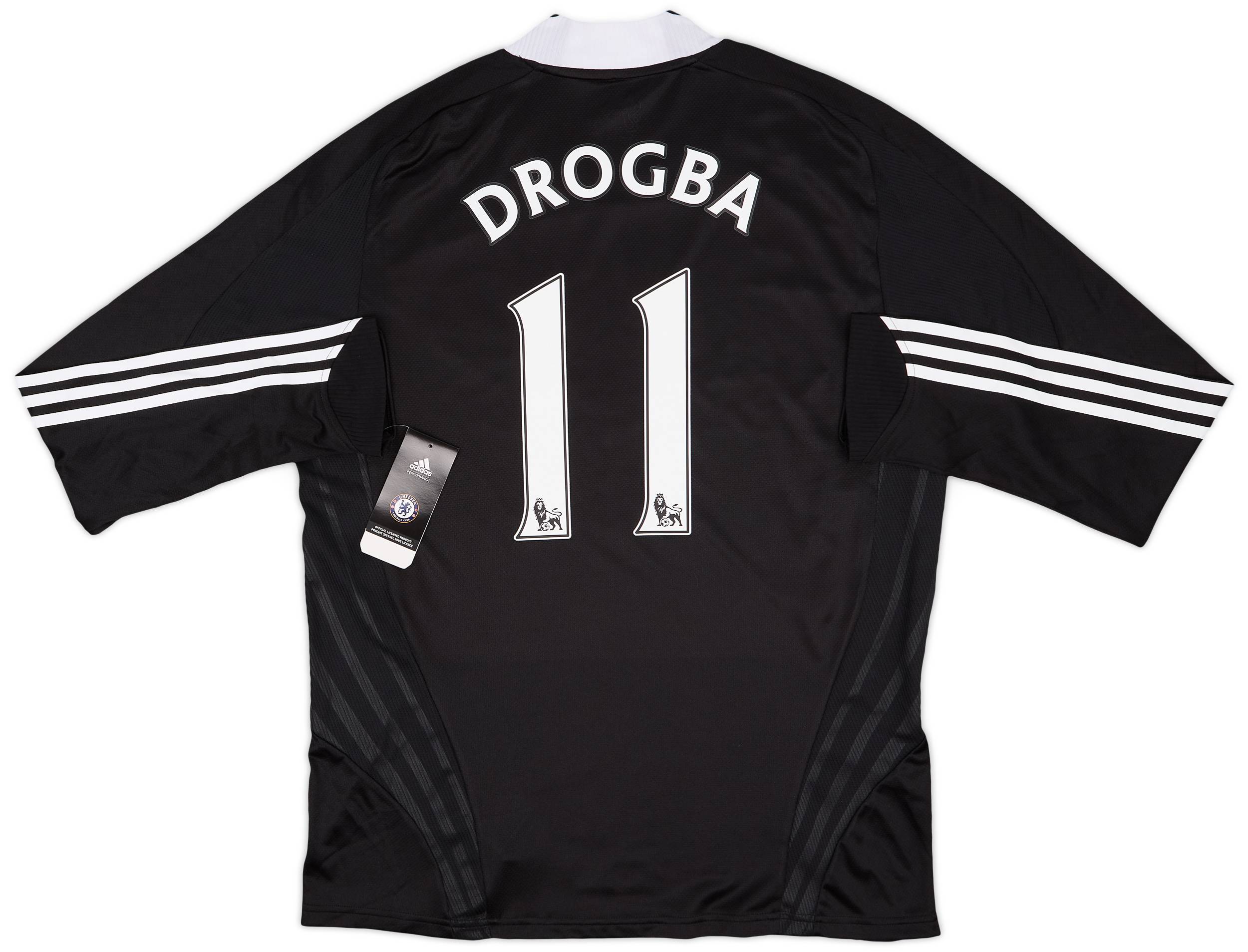 2008-09 Chelsea Player Issue Away L/S Shirt Drogba #11 (L)