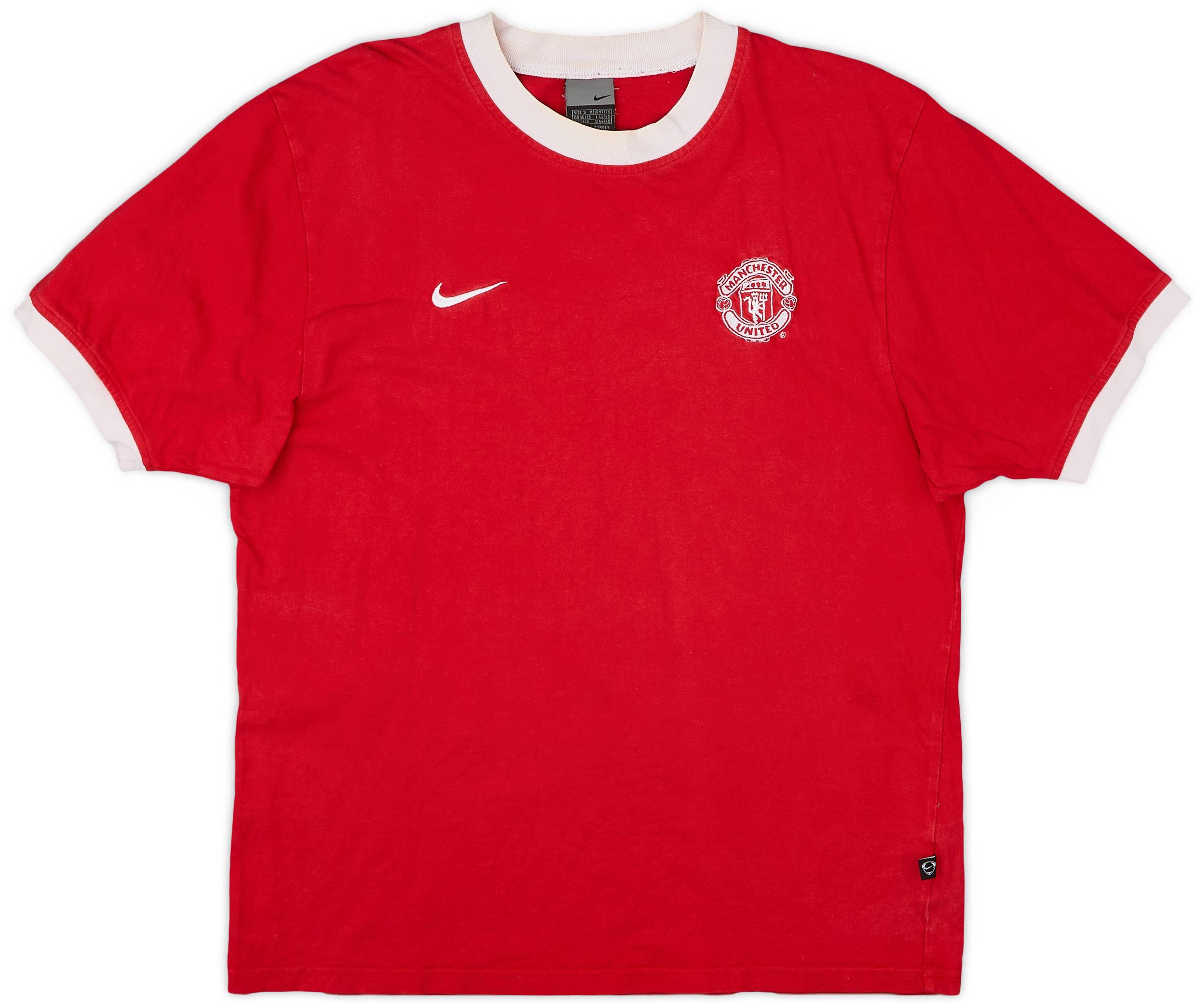 2002-03 Manchester United Nike Cotton Tee - 7/10 - (S)