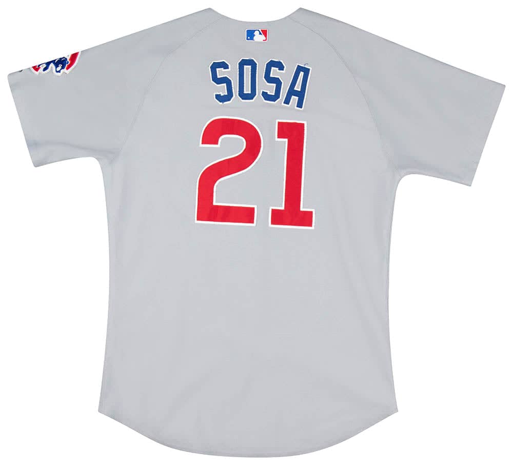 サマーセール ミニグランド バンドル Cubs Chicago 2002-04 Sosa Jersey Majestic Authentic #21 ウェア